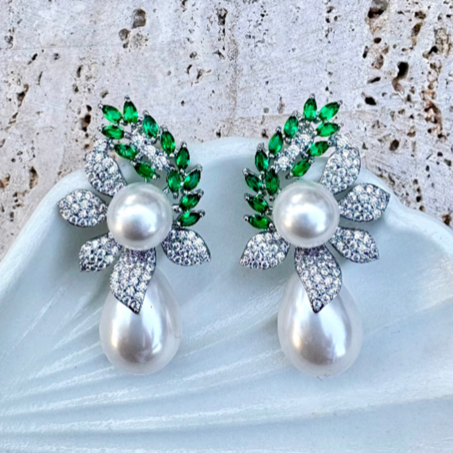 Earrings in Silver Color by - Trendy Women Earrings SHB2669