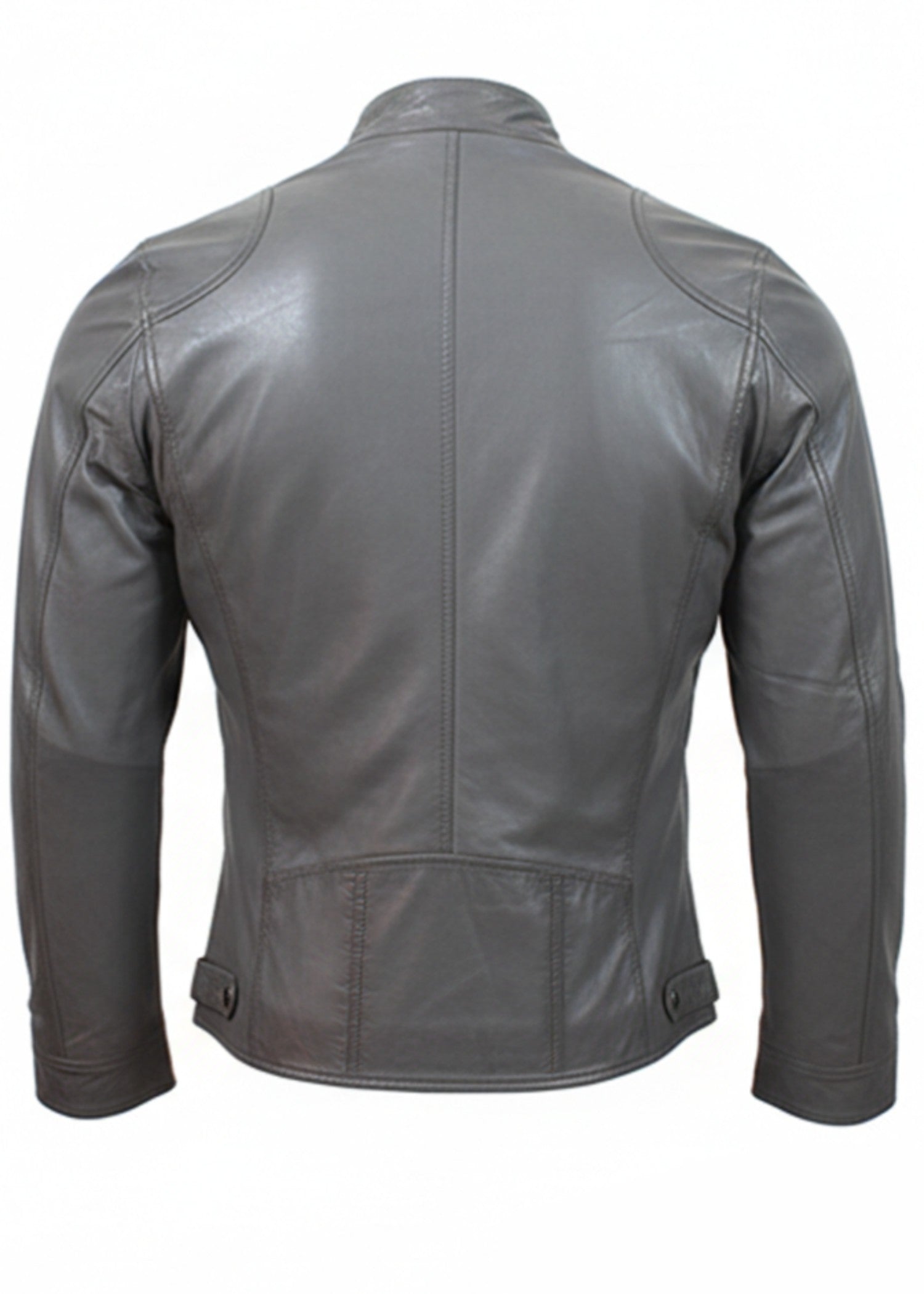 leather Jacket in Iron grey