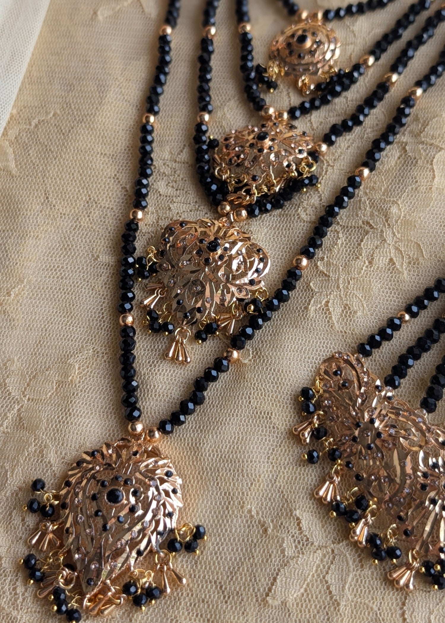 Jewelry Set in Black olive Color by - Trendy Women Jewelry Set UPR7206