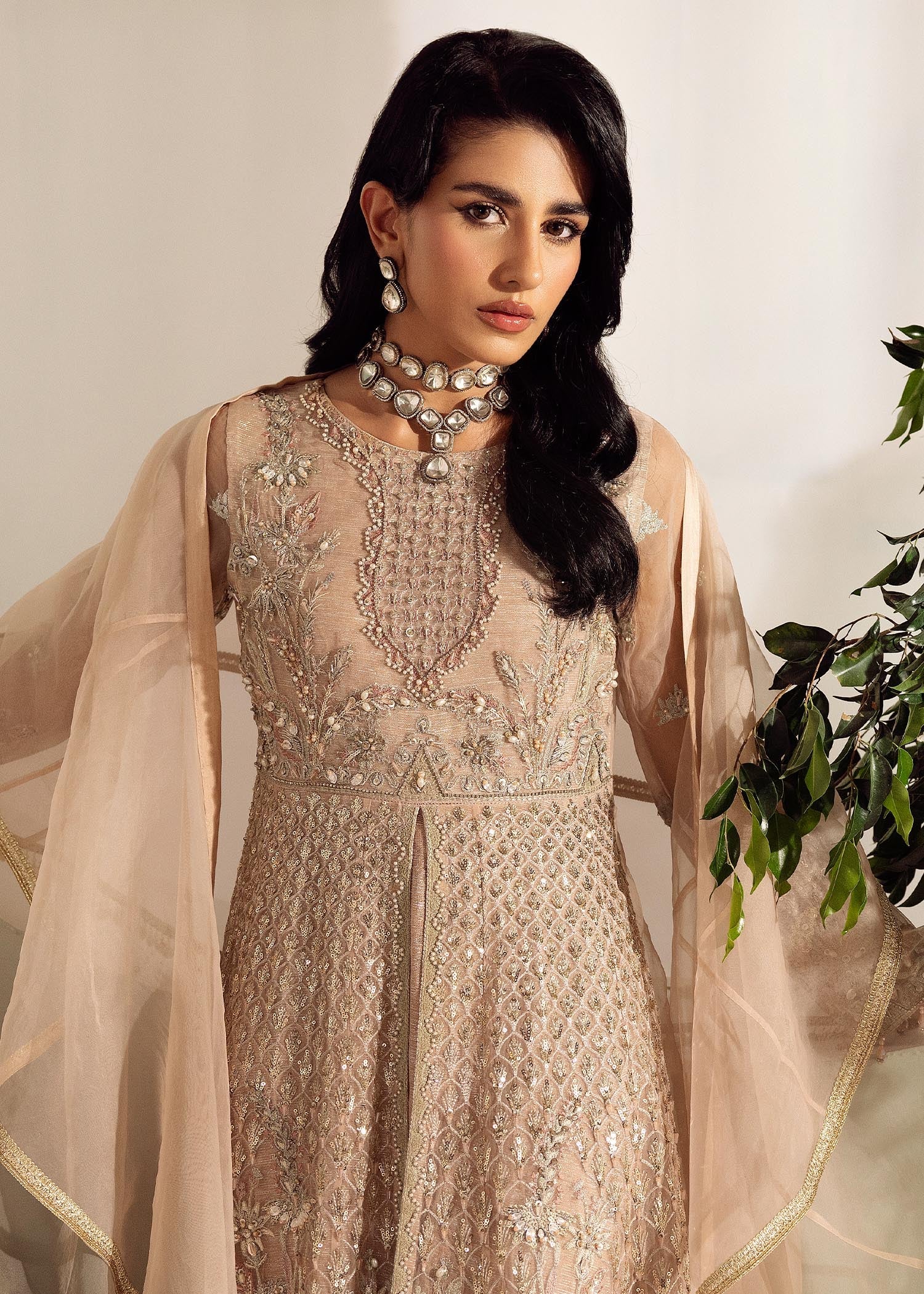 organza Maxi in Pale pink