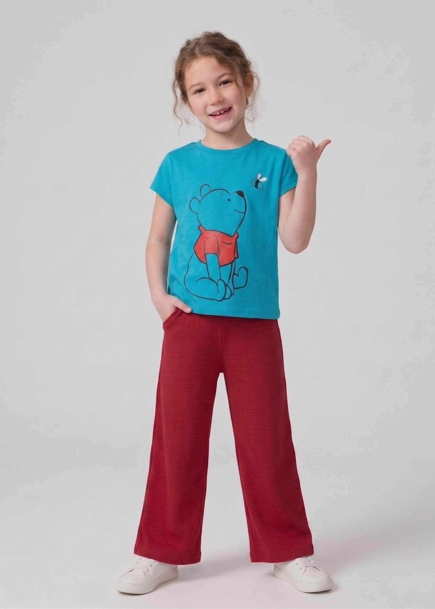 Co Ord Sets in Red, sky blue