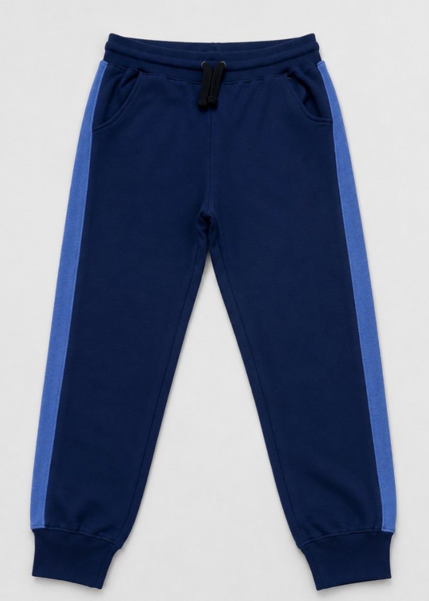 cotton jersey Jogger Pants in Navy blue