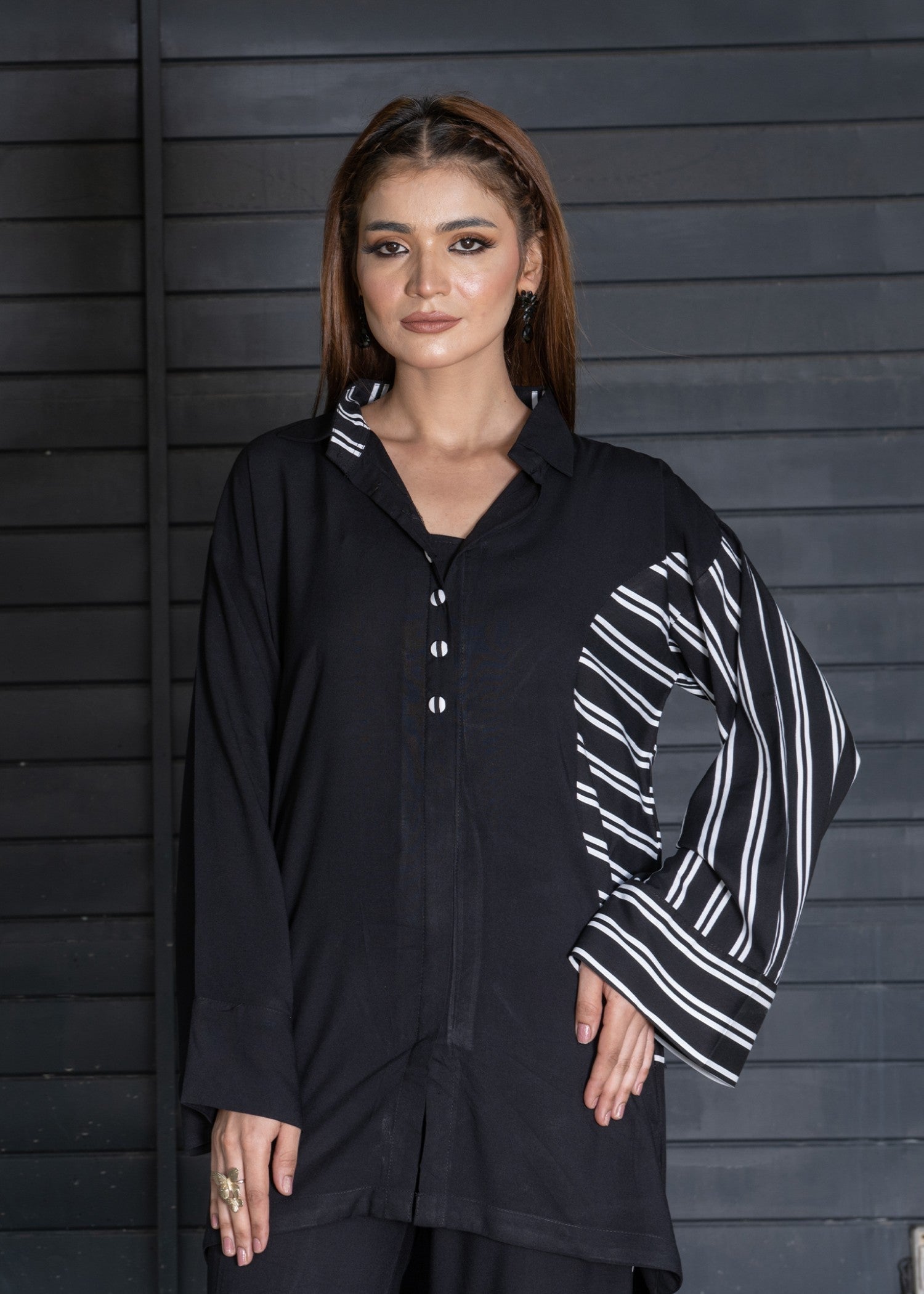 viscose Co ord Sets in Black