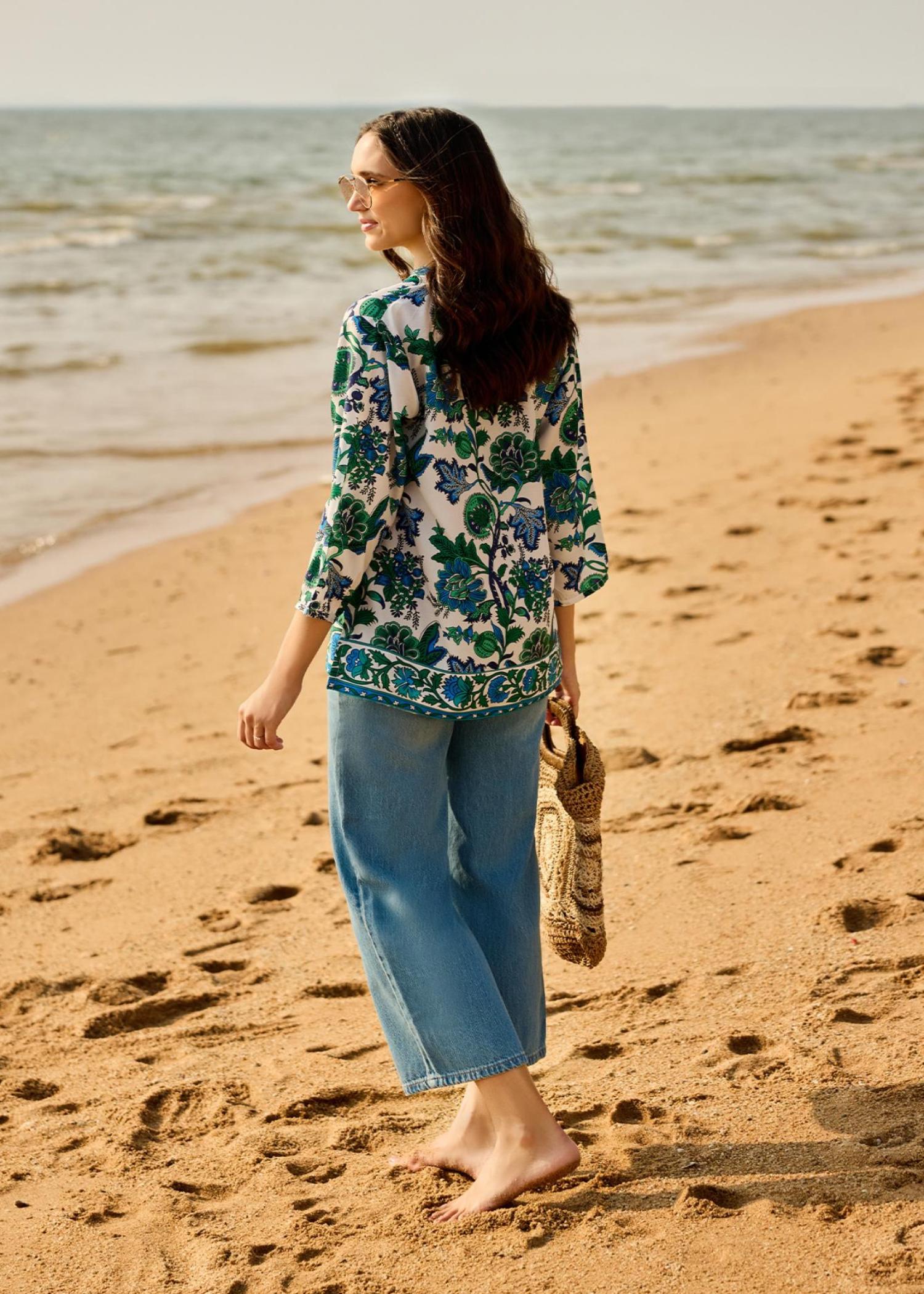 lawn Tunic in Multi