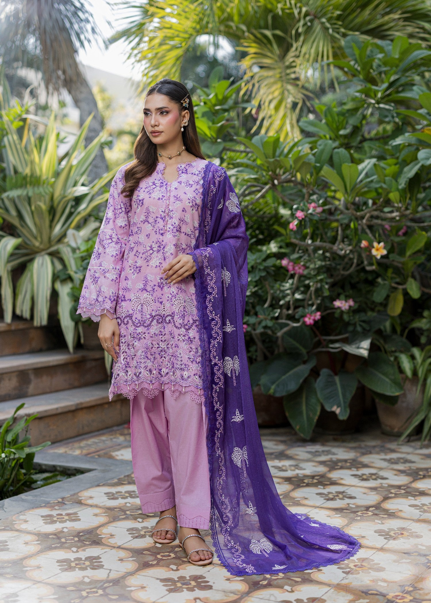 cotton Unstitched in Lavender pink