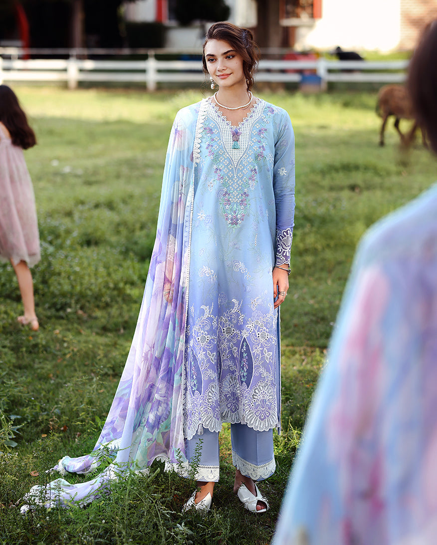 Solace Ombre Chikankari Lawn – Ombre Whisper