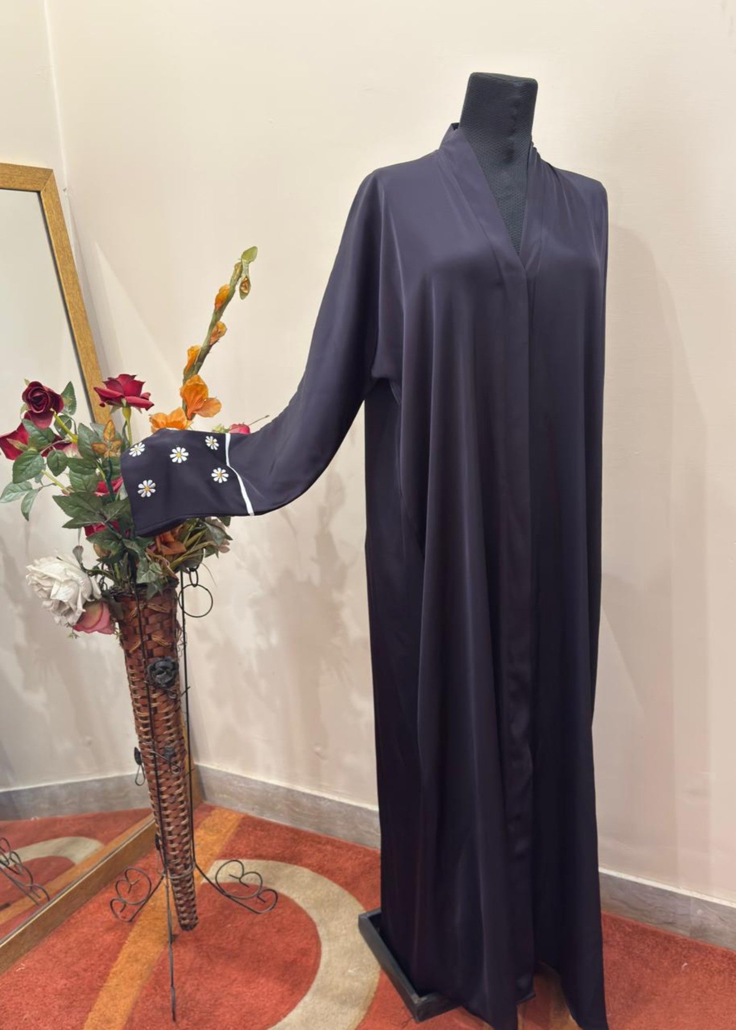nidha Abaya in Ultra violet