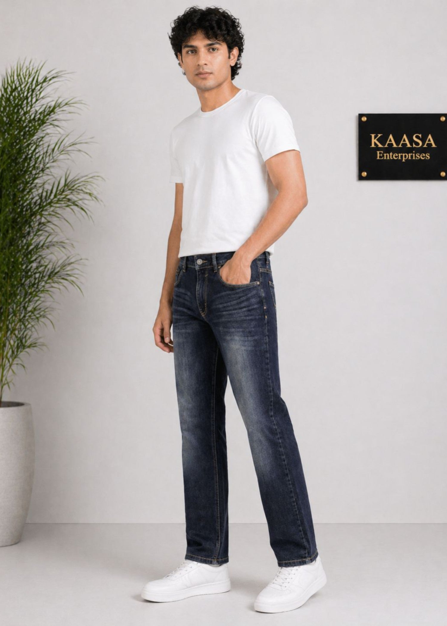 denim Jeans in Dark blue