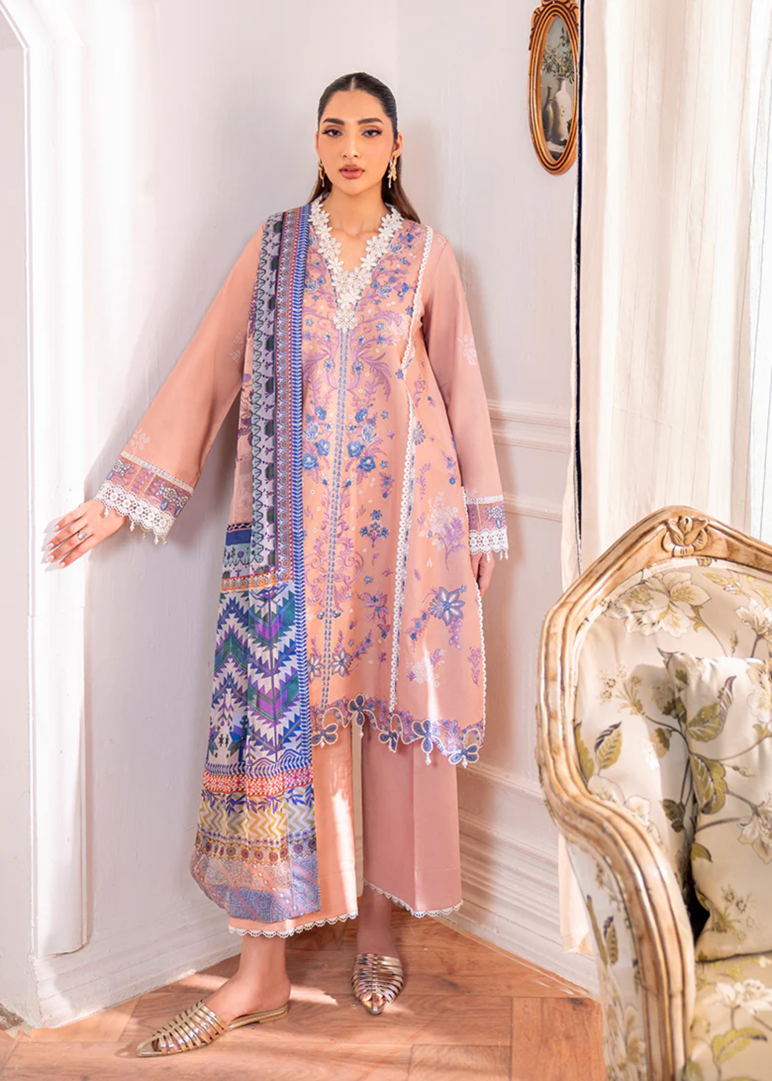 cambric Unstitched in Rose pink