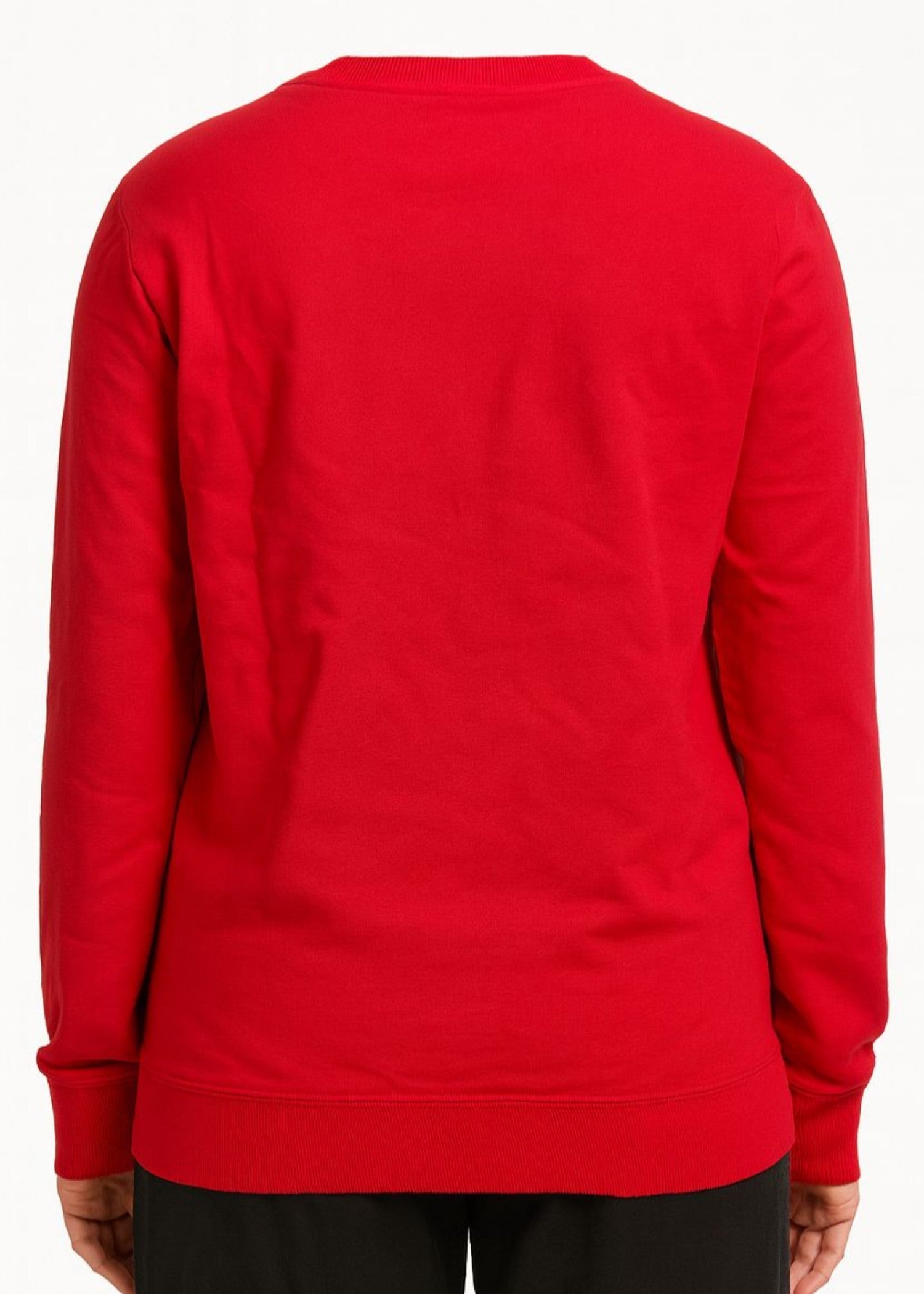 cotton jersey Sweatshirt in Red
