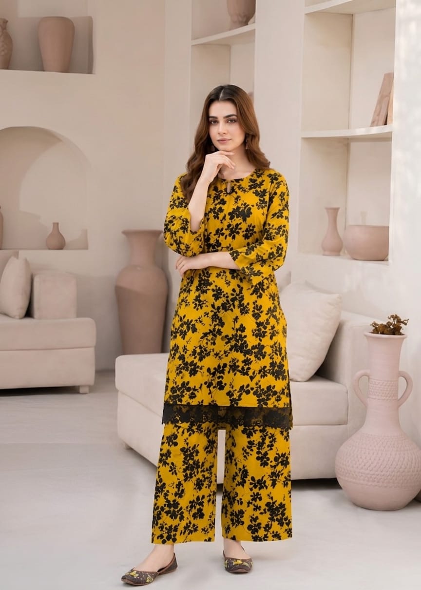 linen Co Ord Sets in Mellow yellow