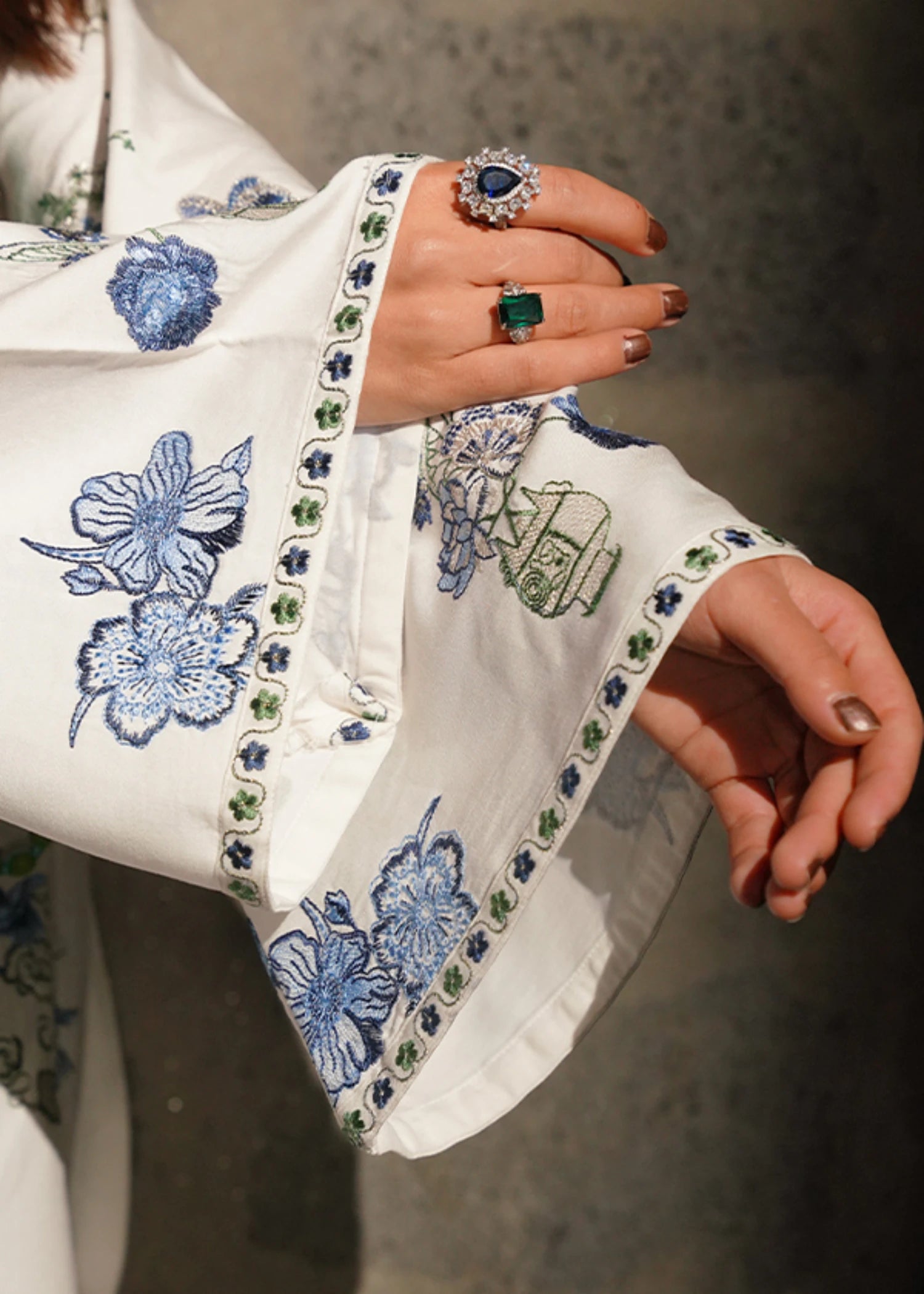 pure linen Kurta Set in White