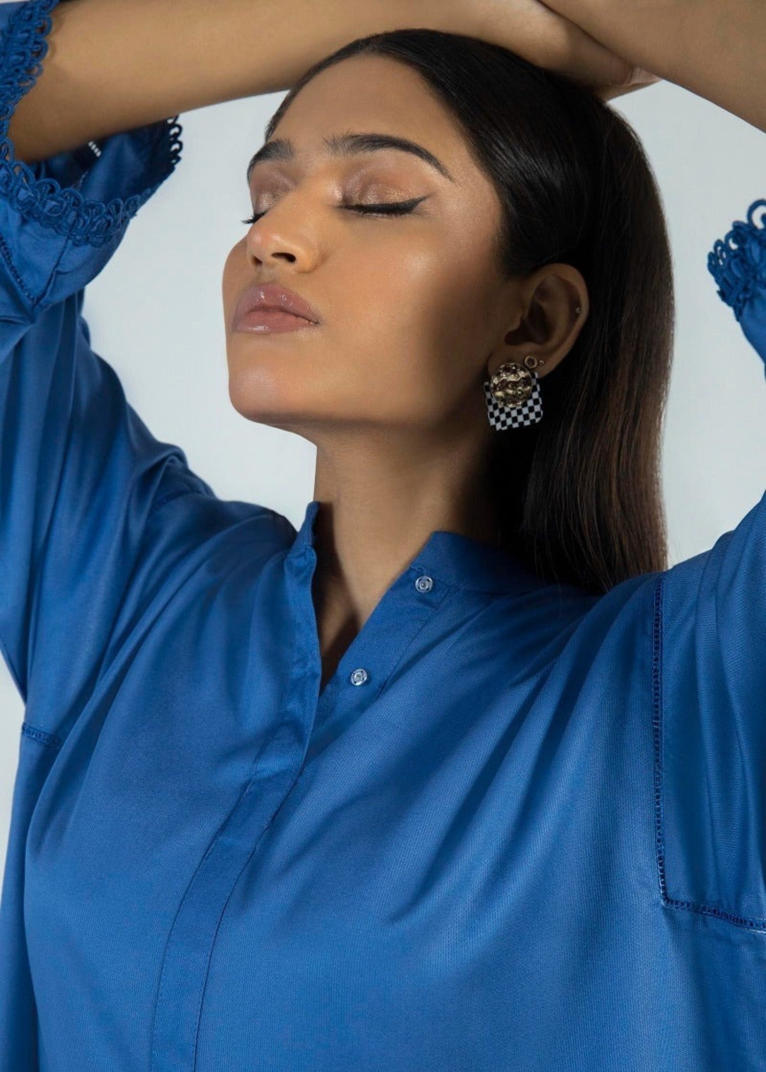 cotton Kurti in Blue