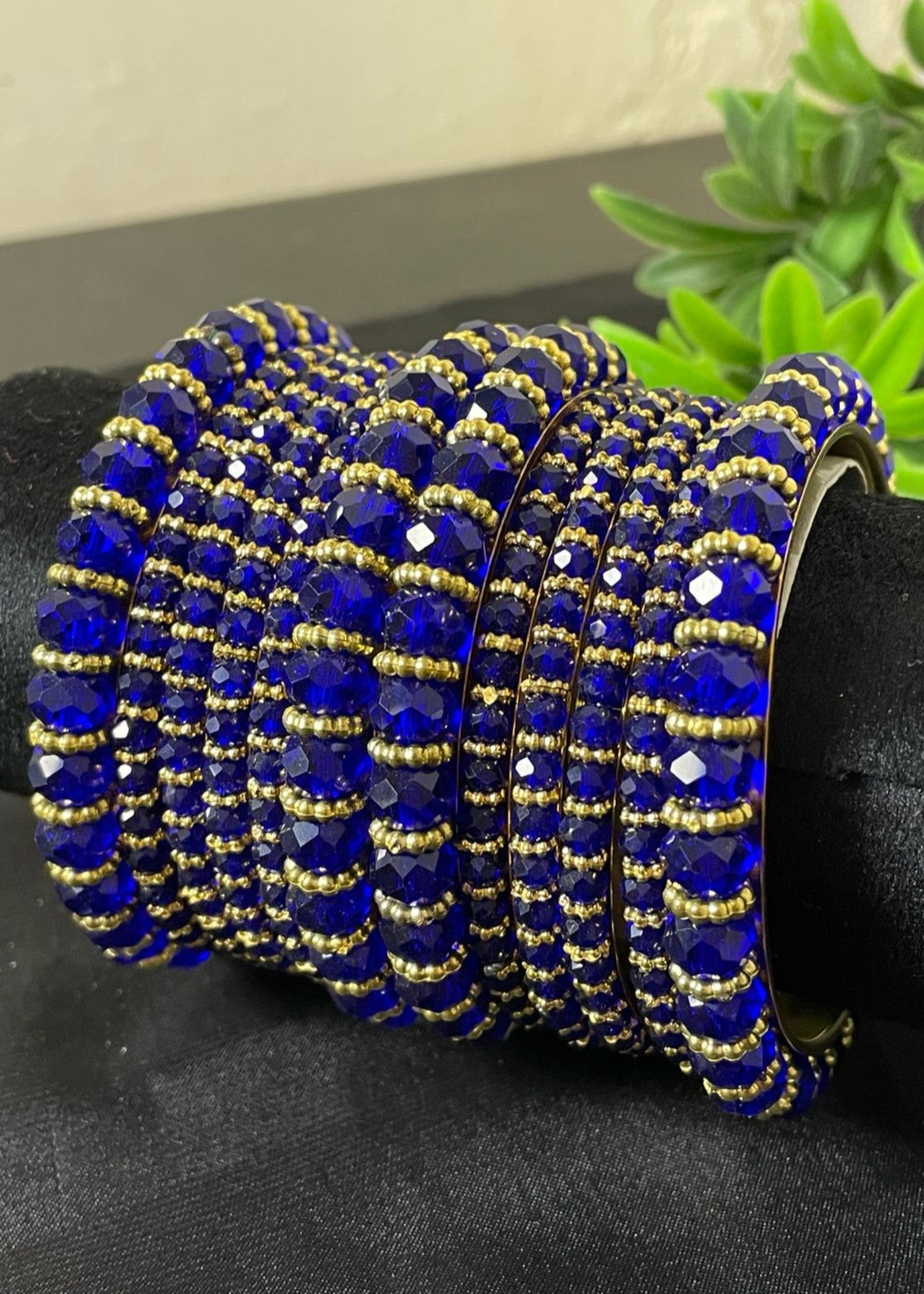 Bangles in Royal blue Color by - Trendy Women Bangles GWX4706