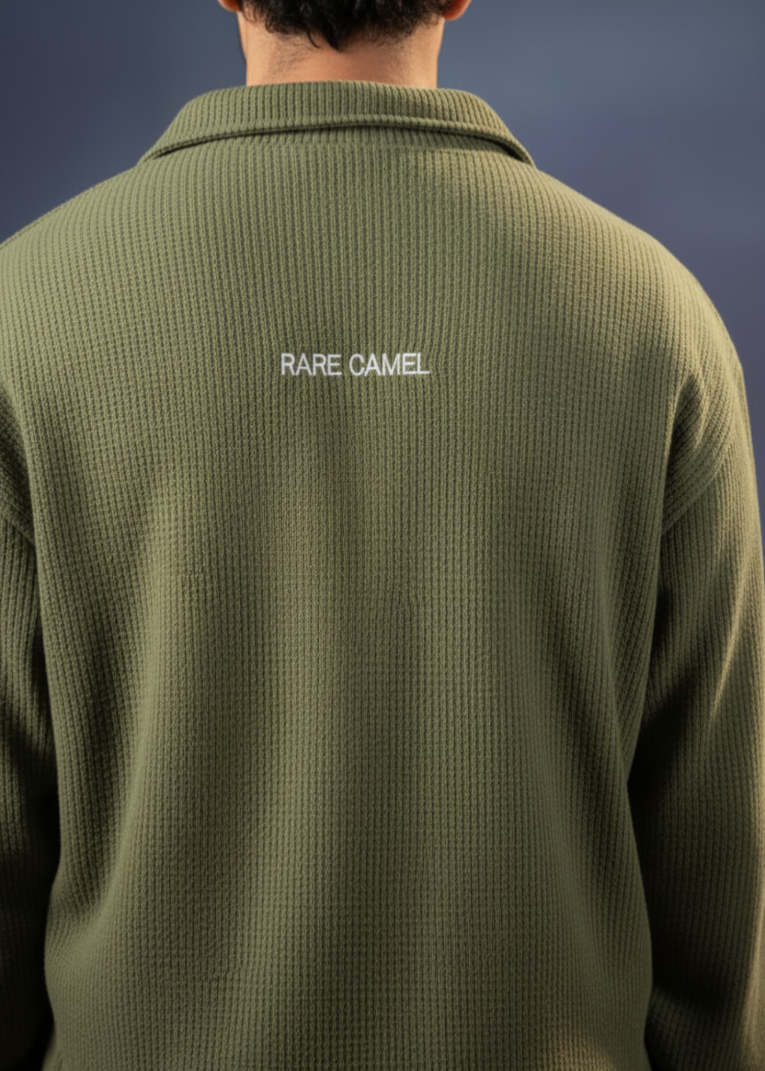 jersey knit Sweatshirt in Army green