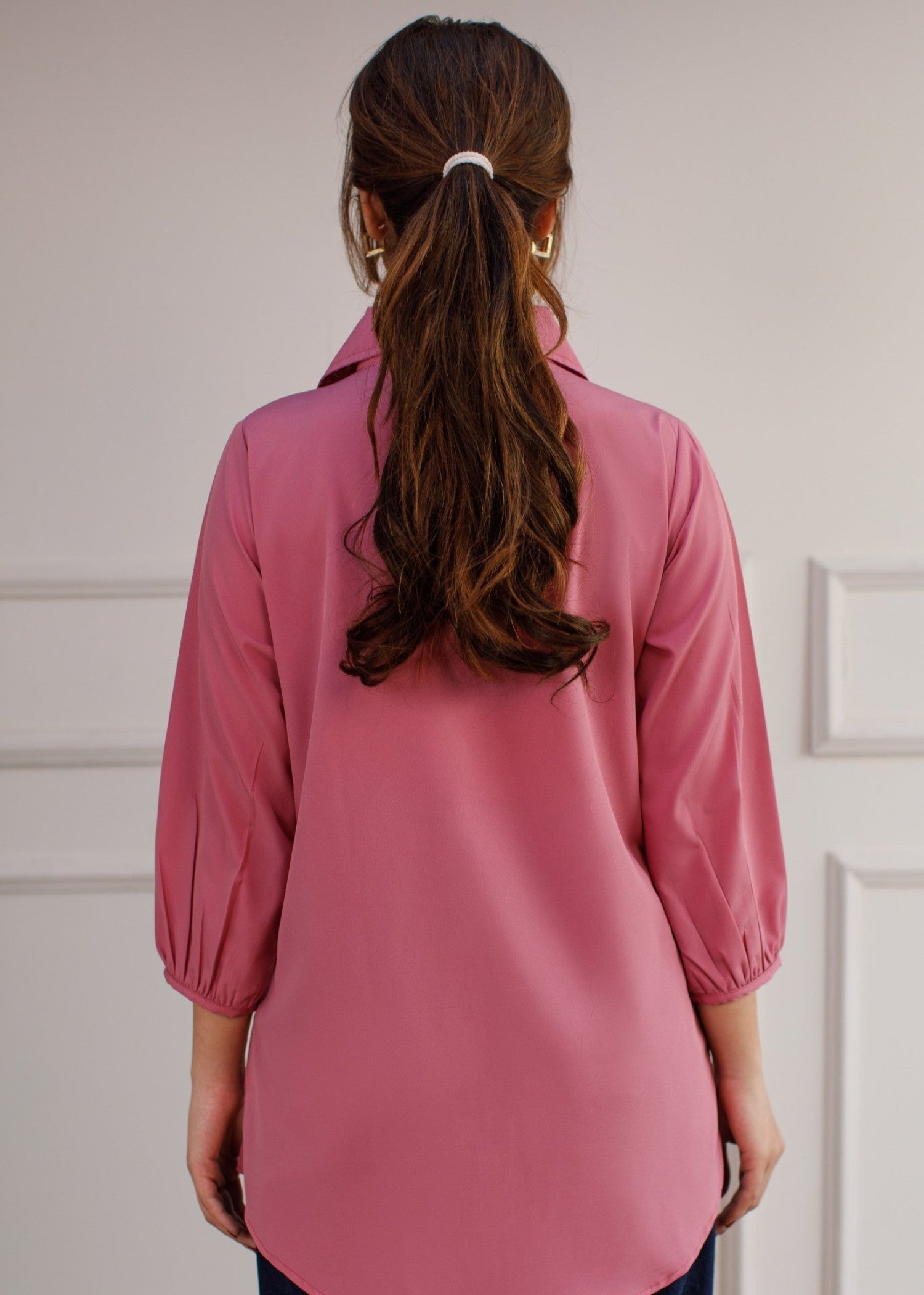 crepe Top in Blush