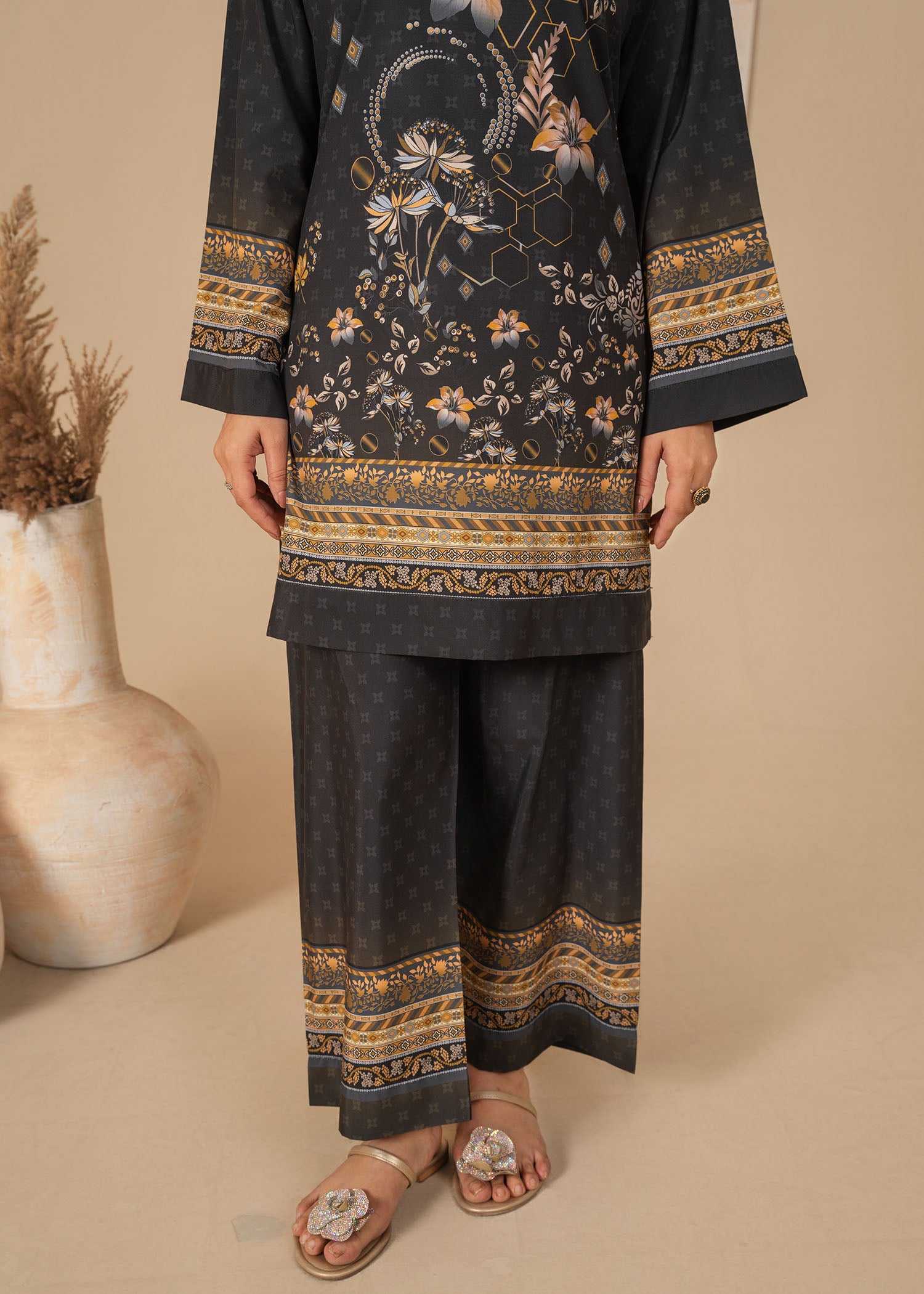 grip Co Ord Sets in Black