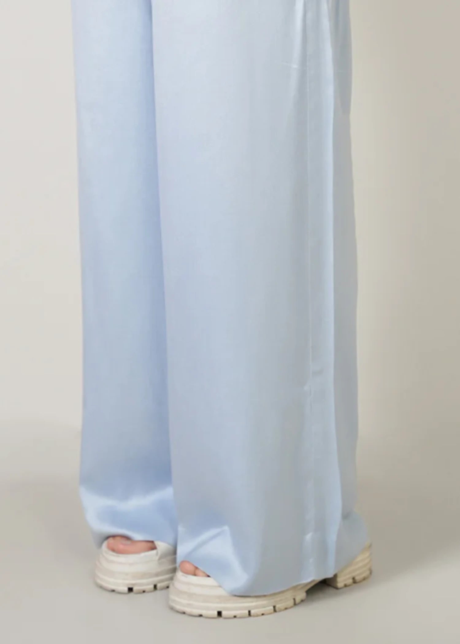 viscose Pants in Sky blue