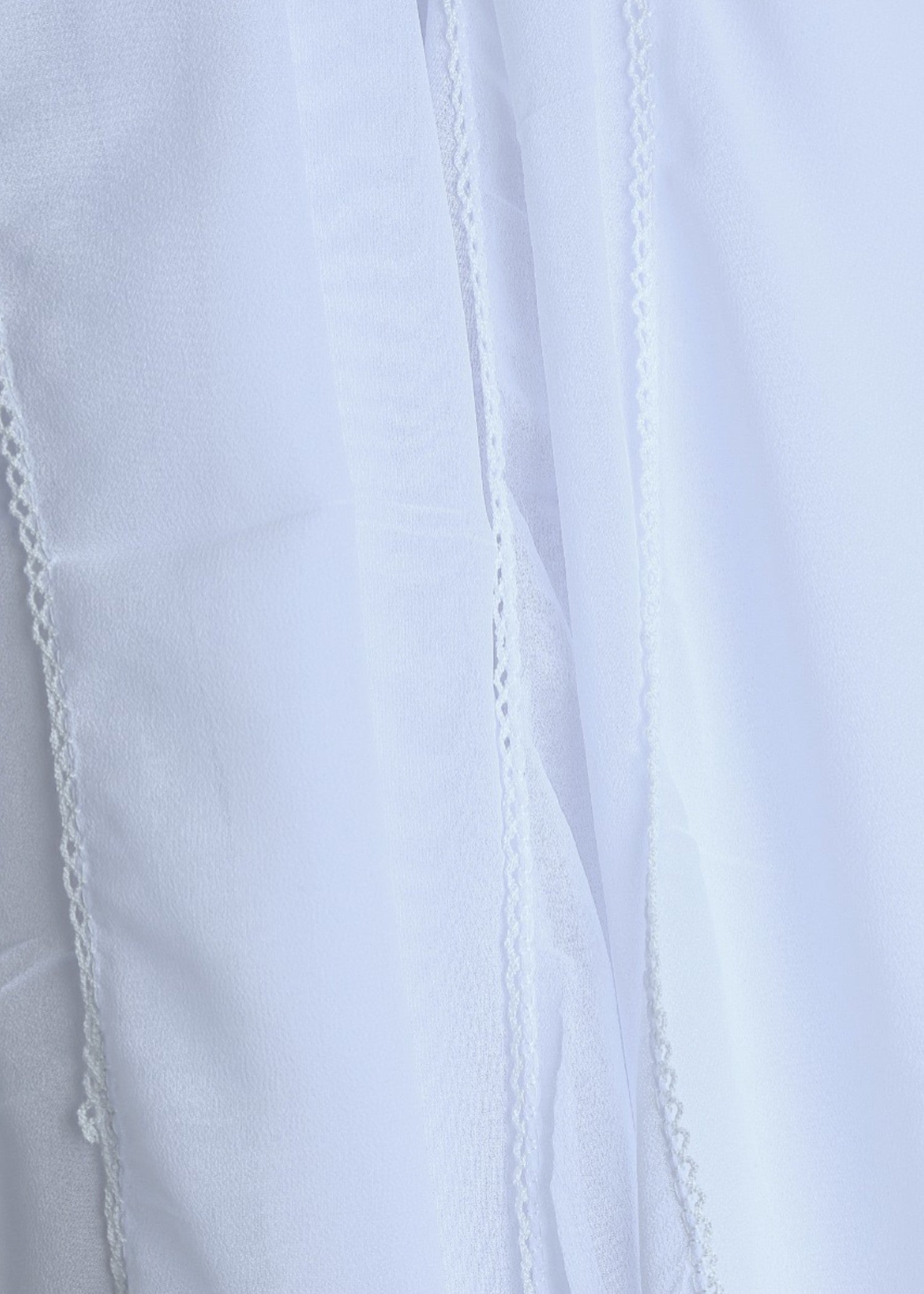 georgette Hijab in White