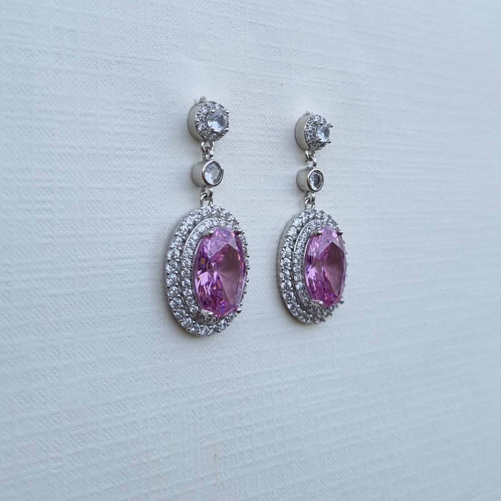 Earrings in Pink Color by - Trendy Women Earrings MQJ8396