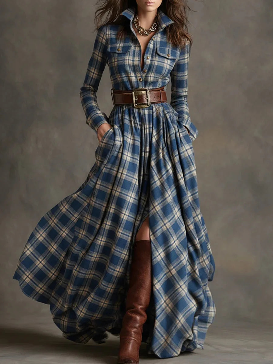 MELISSA PLAID DRESS