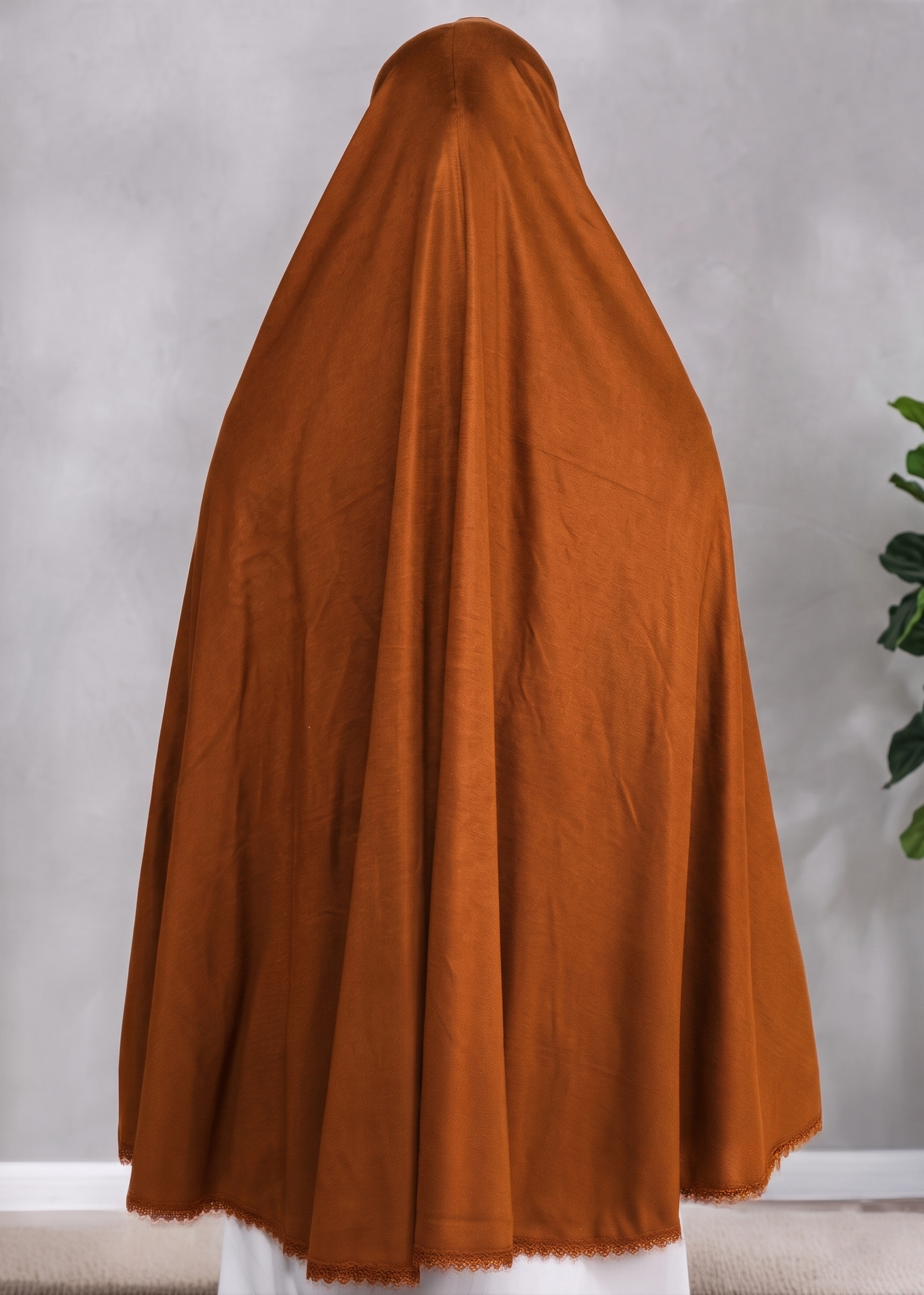 single jersey knit Chaddar in Copper