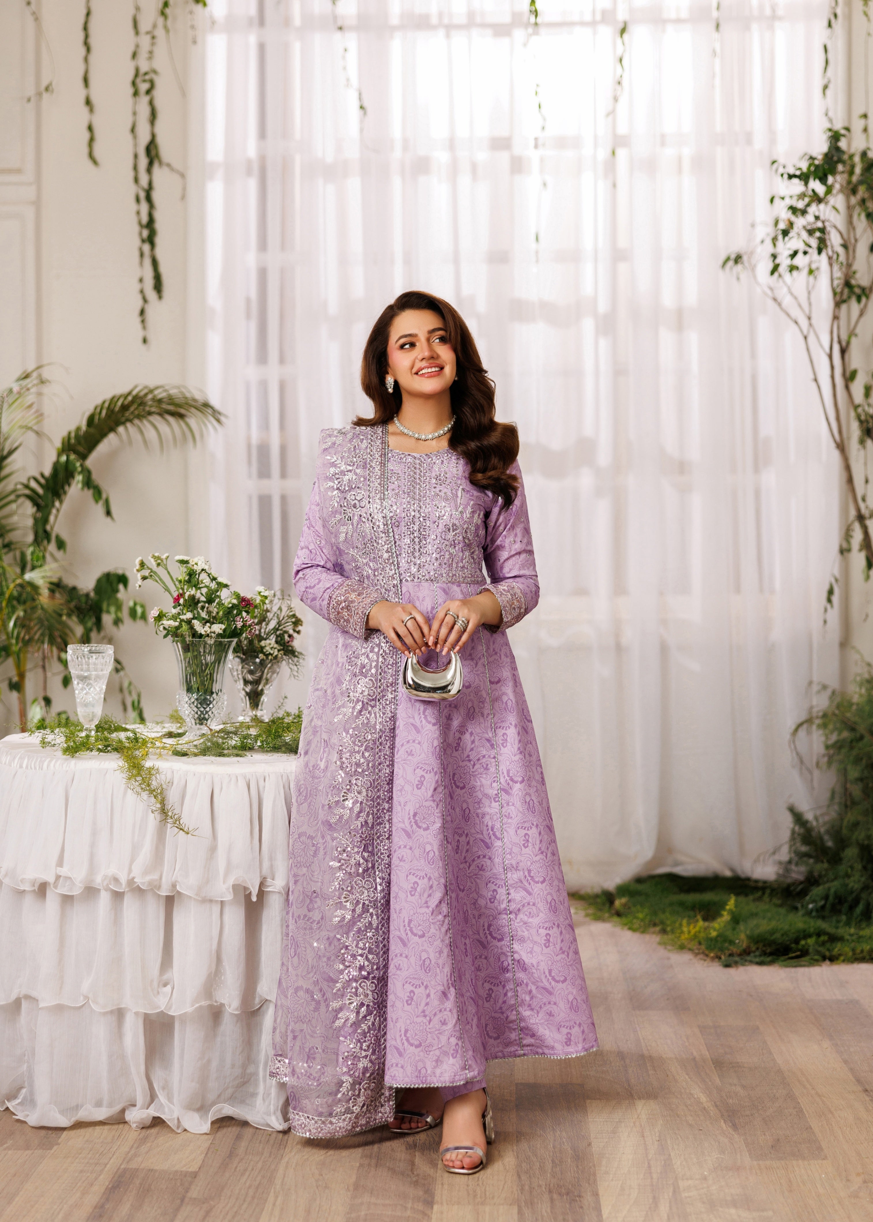 cotton Maxi in Lilac