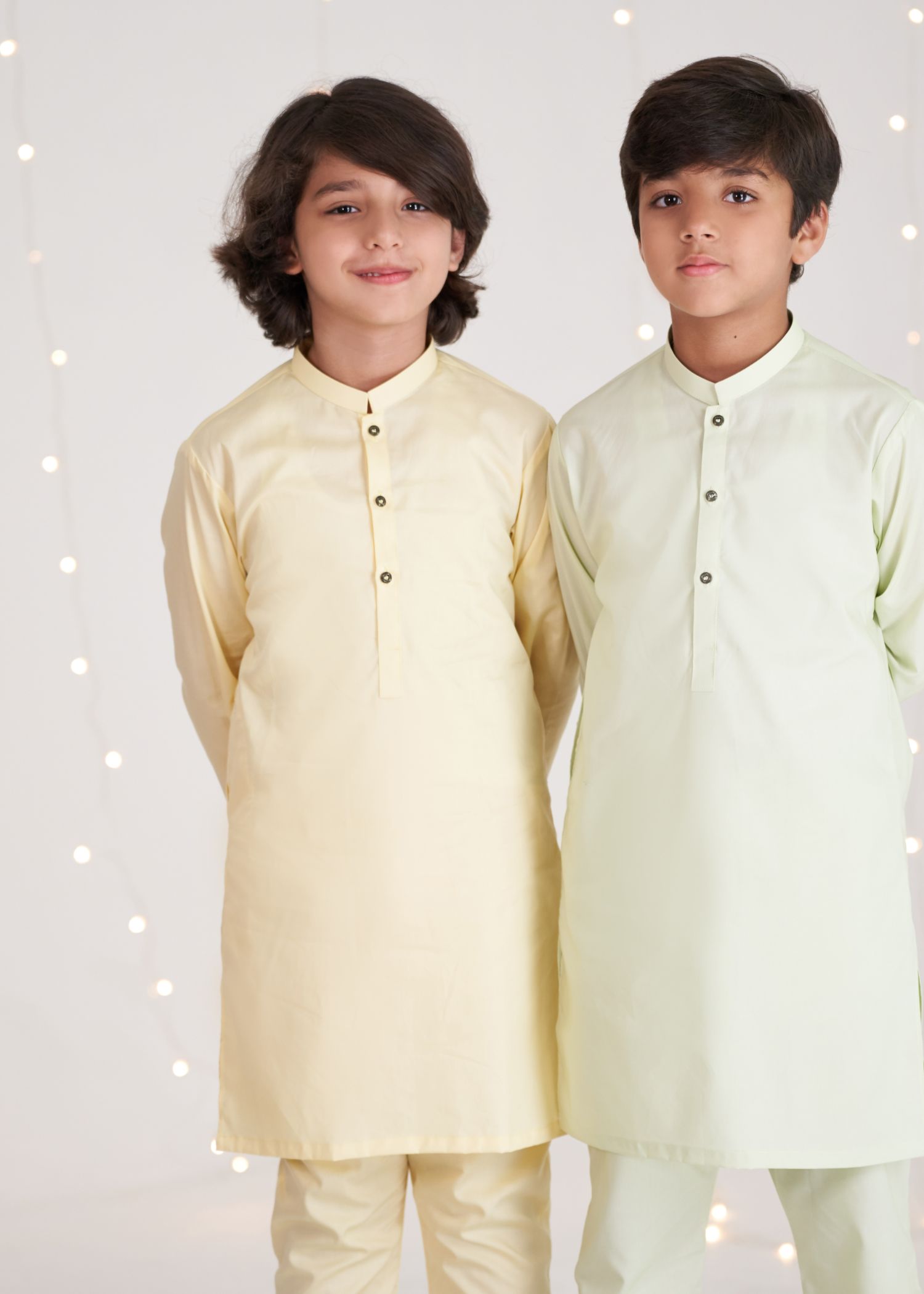 wash & wear Kurta Set in Yellow