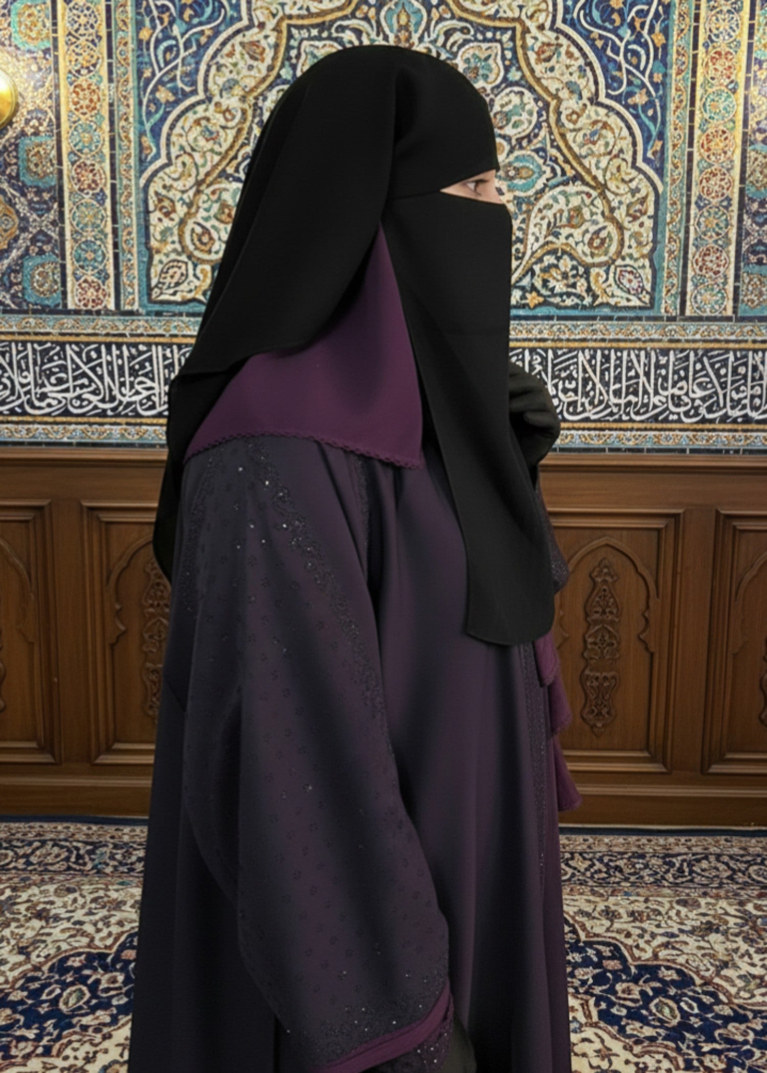 georgette Veil in Black