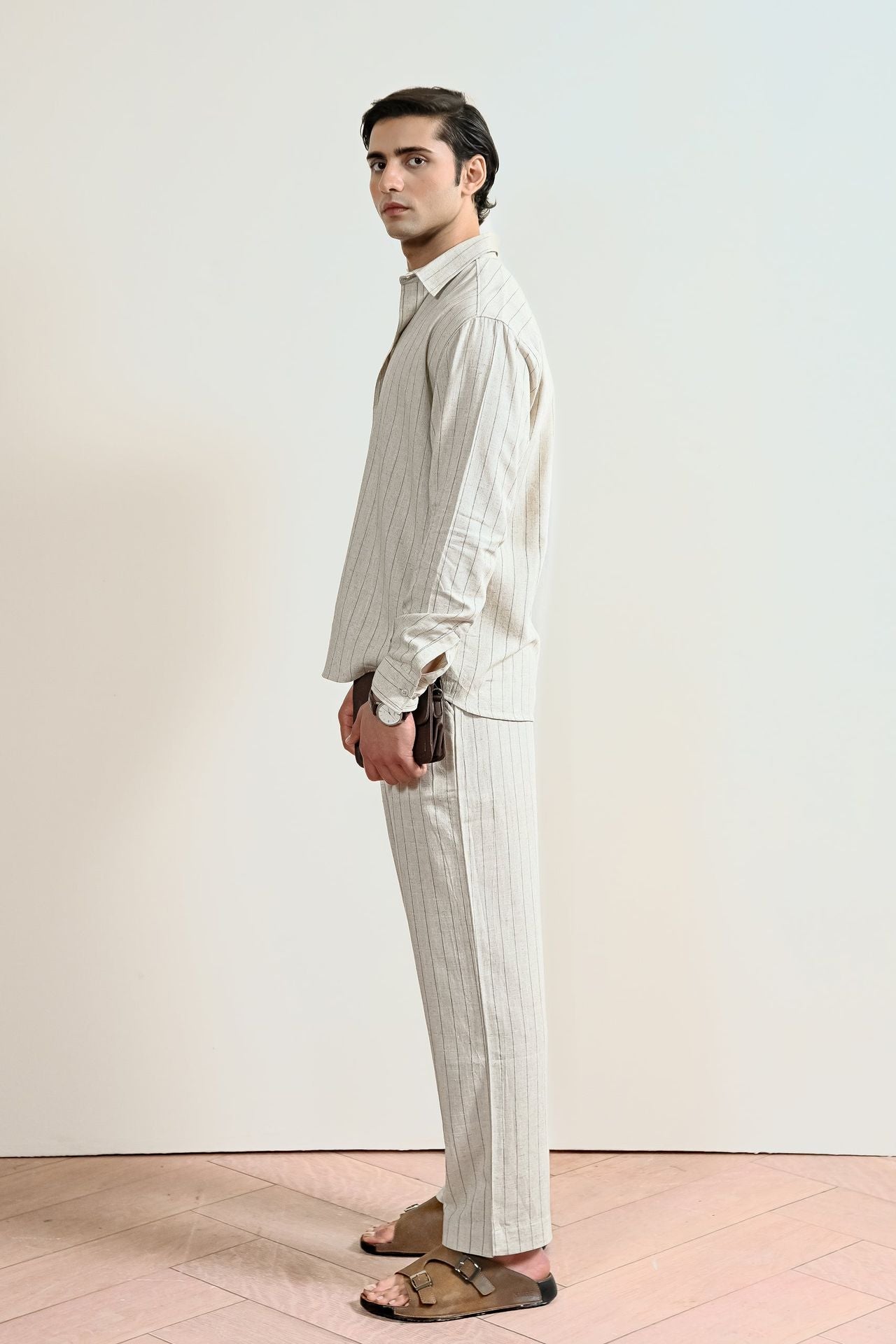 linen Pants in Off-white