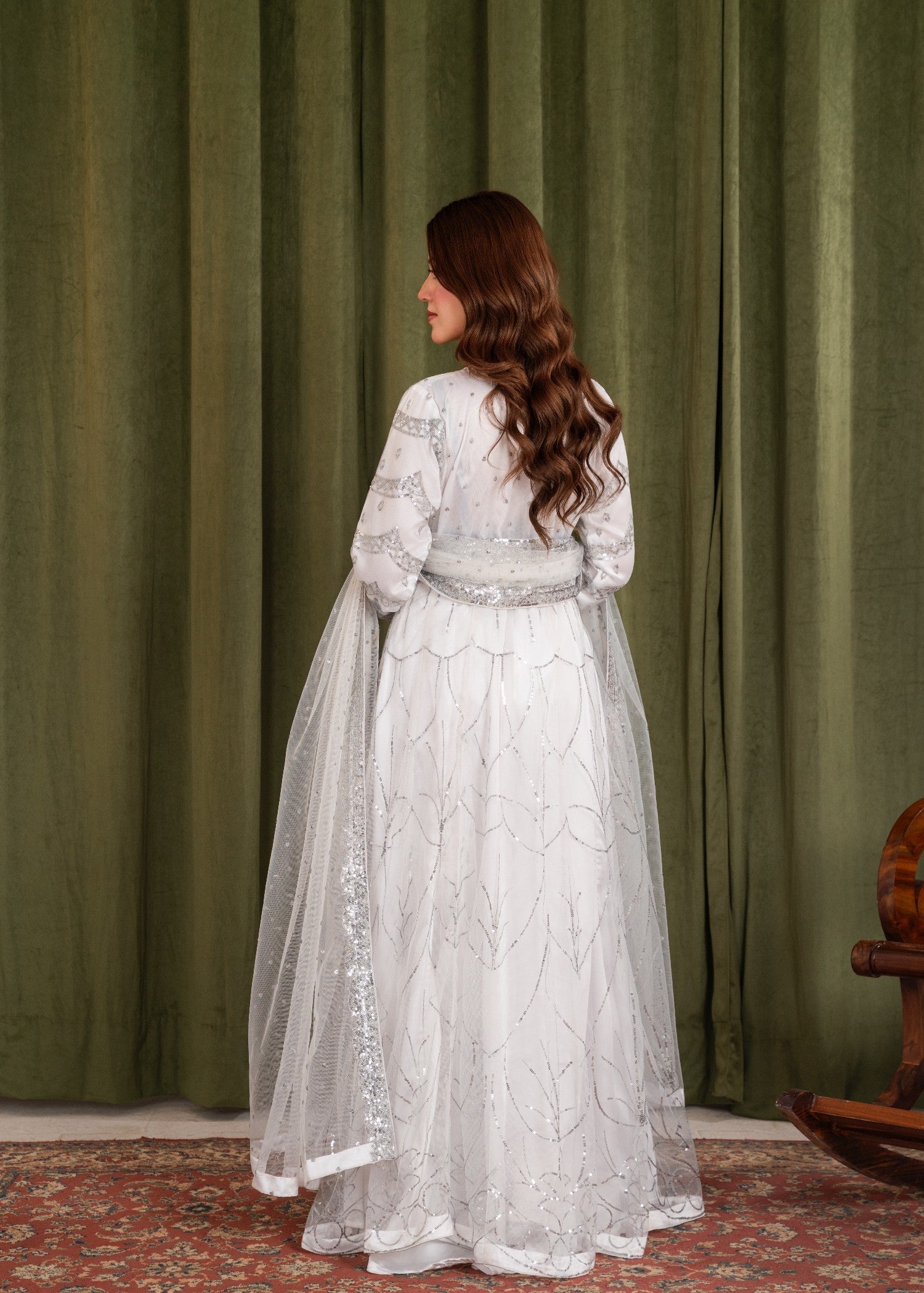 net Maxi in White