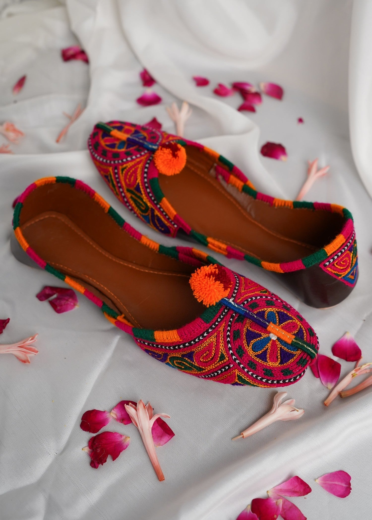 Khussa in Multi by - High Quality Women Khussa EMD1277