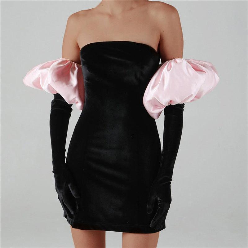Sexy Wrapped Chest Slim Fit Hip Dress