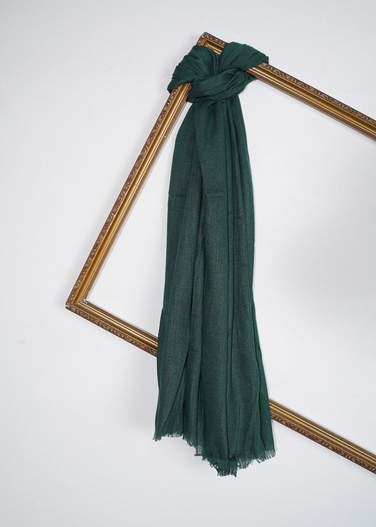 lawn Hijab in Emerald green