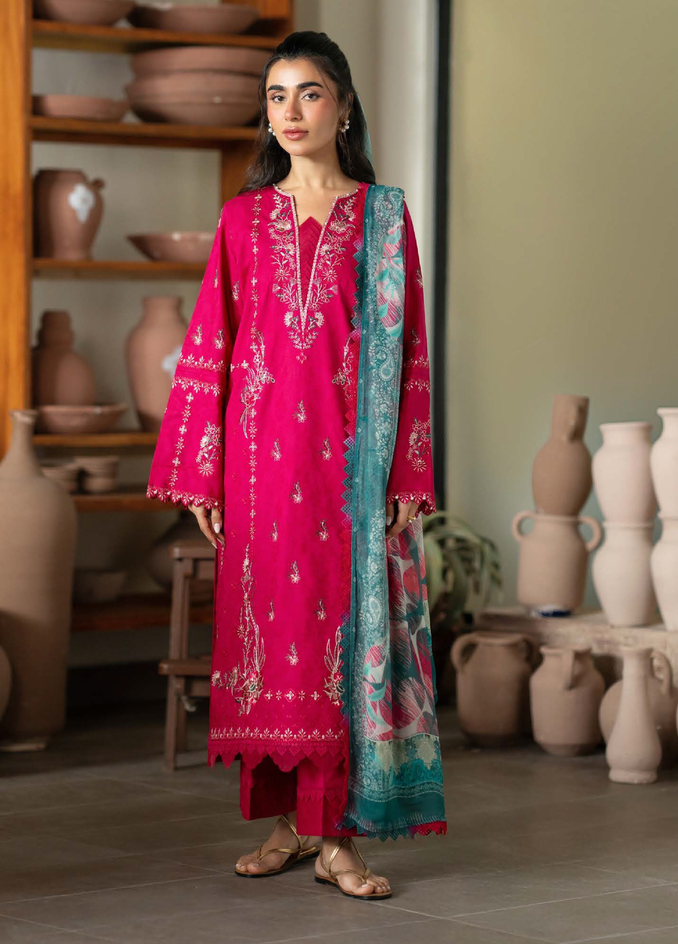 Raha Festive Jacquard Lawn – NE-236