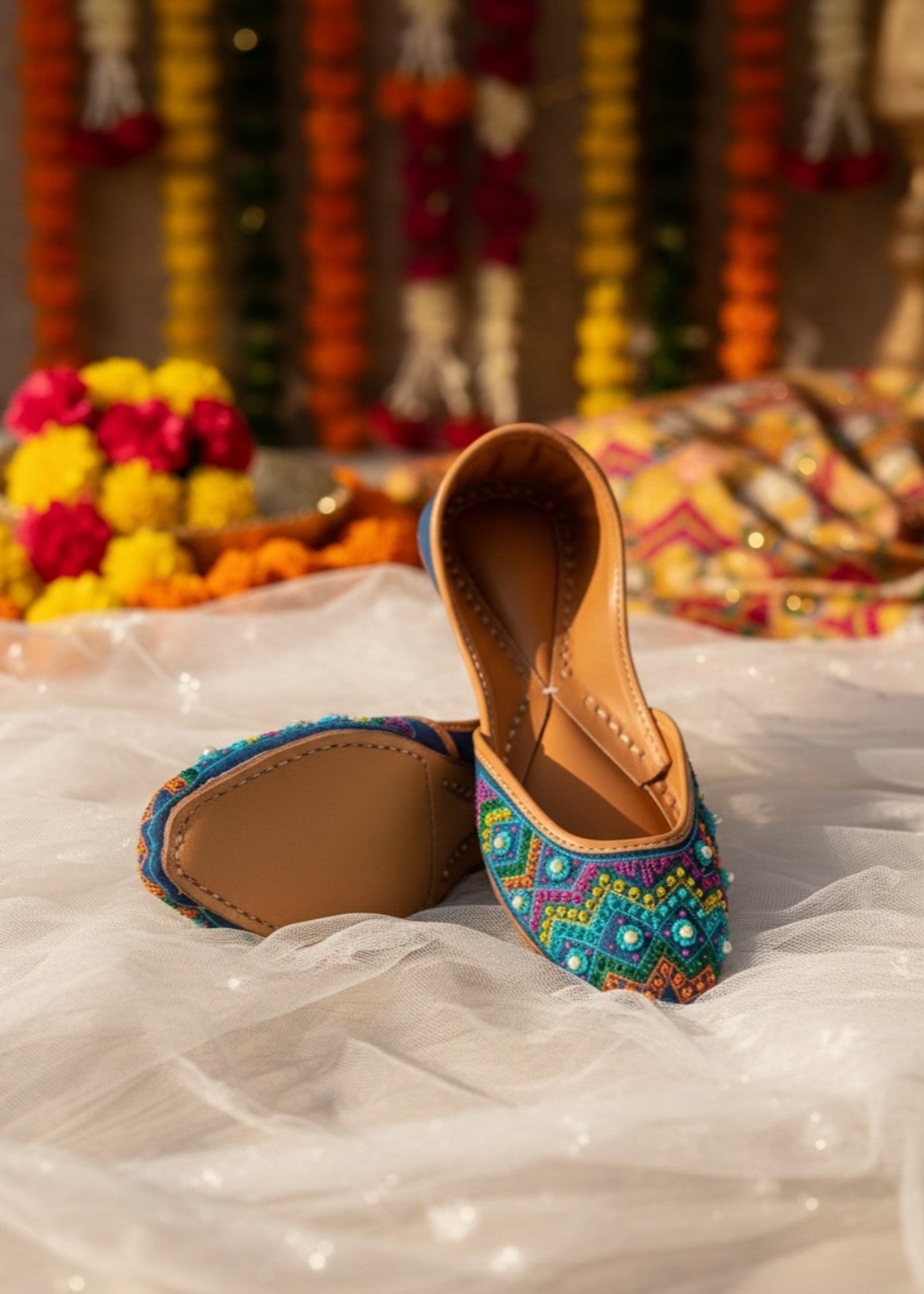 Khussa in Multi by - High Quality Women Khussa USK1877