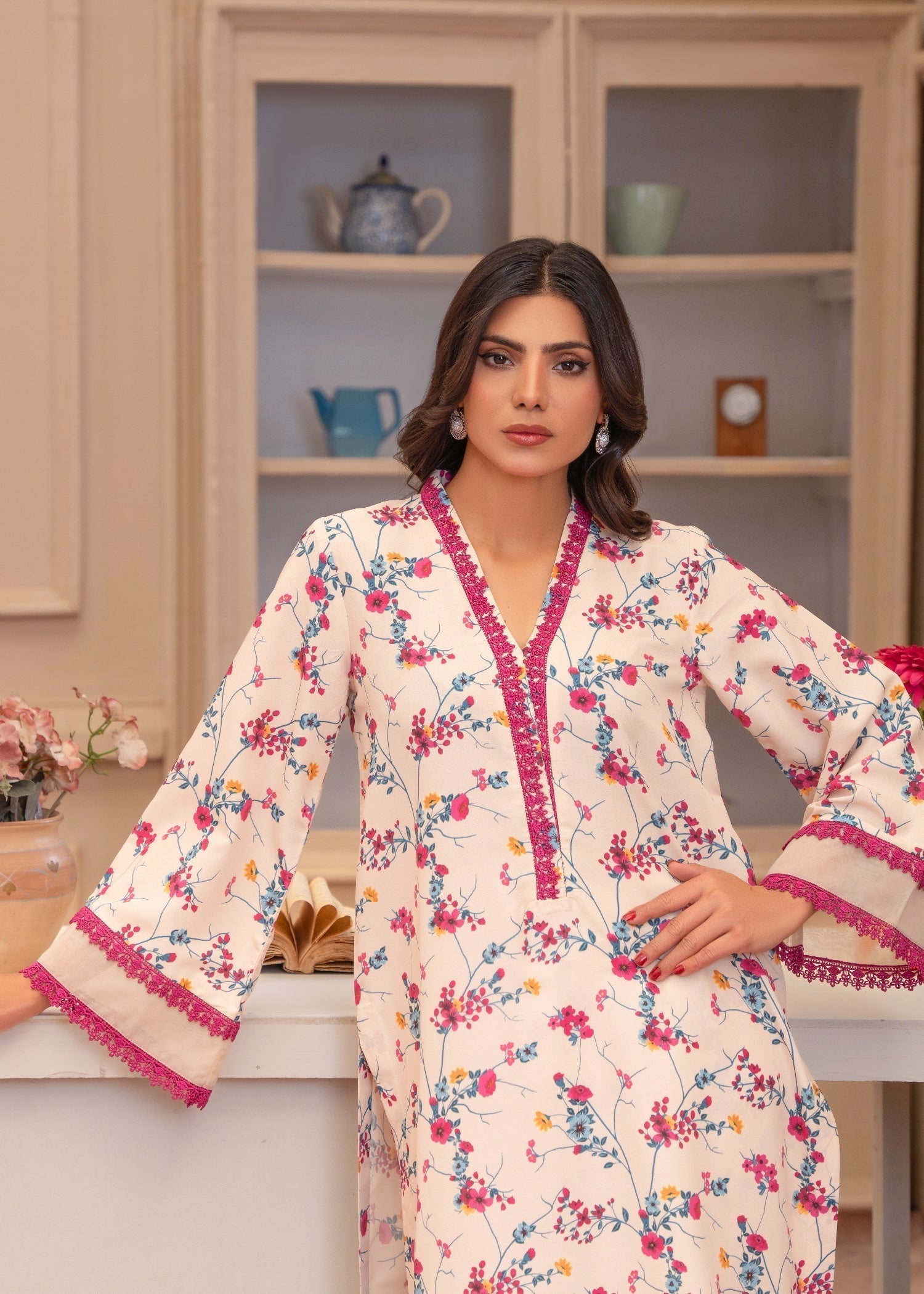poly lawn Co Ord Sets in Snow