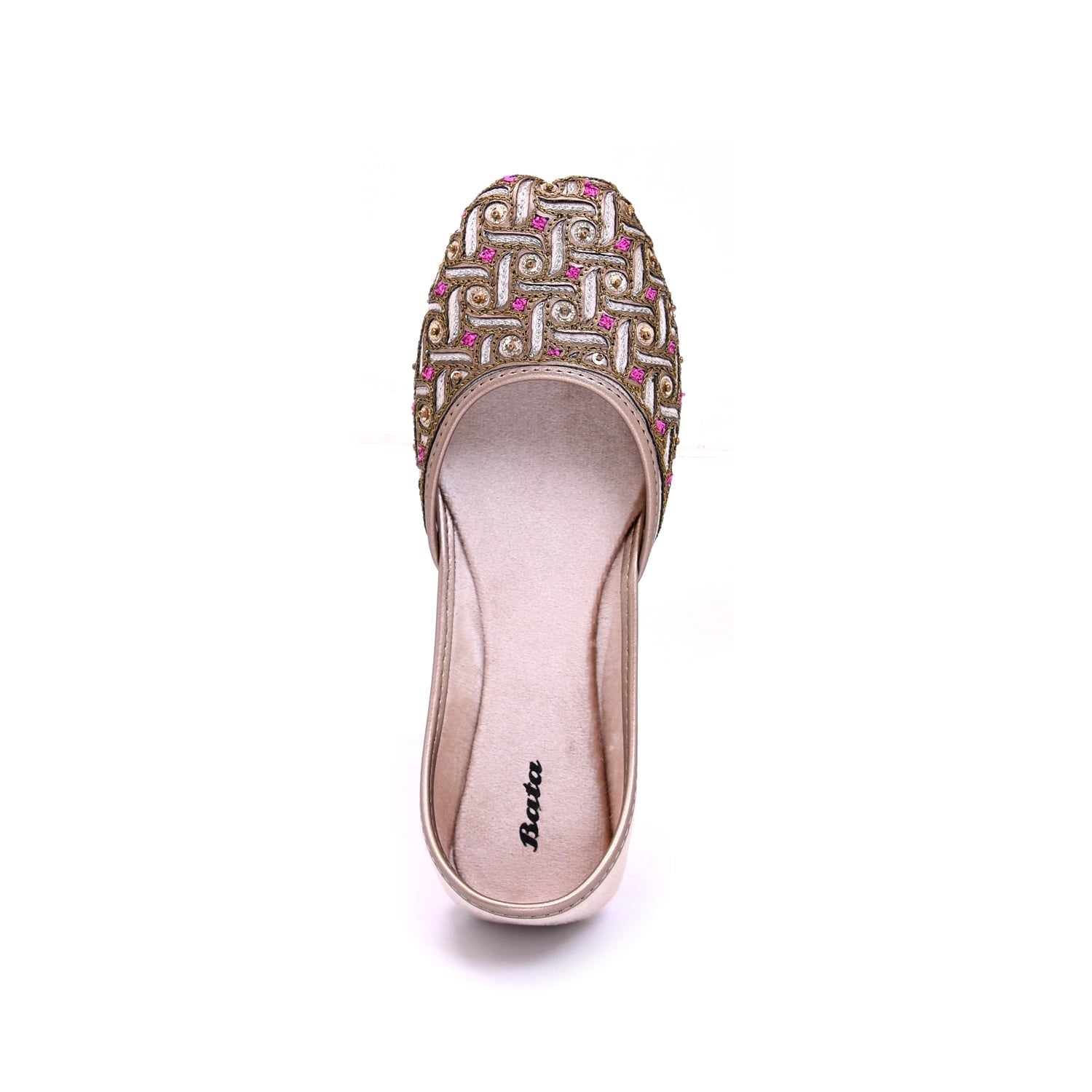 Khussa in Baby pink by - High Quality Women Khussa BOO7047