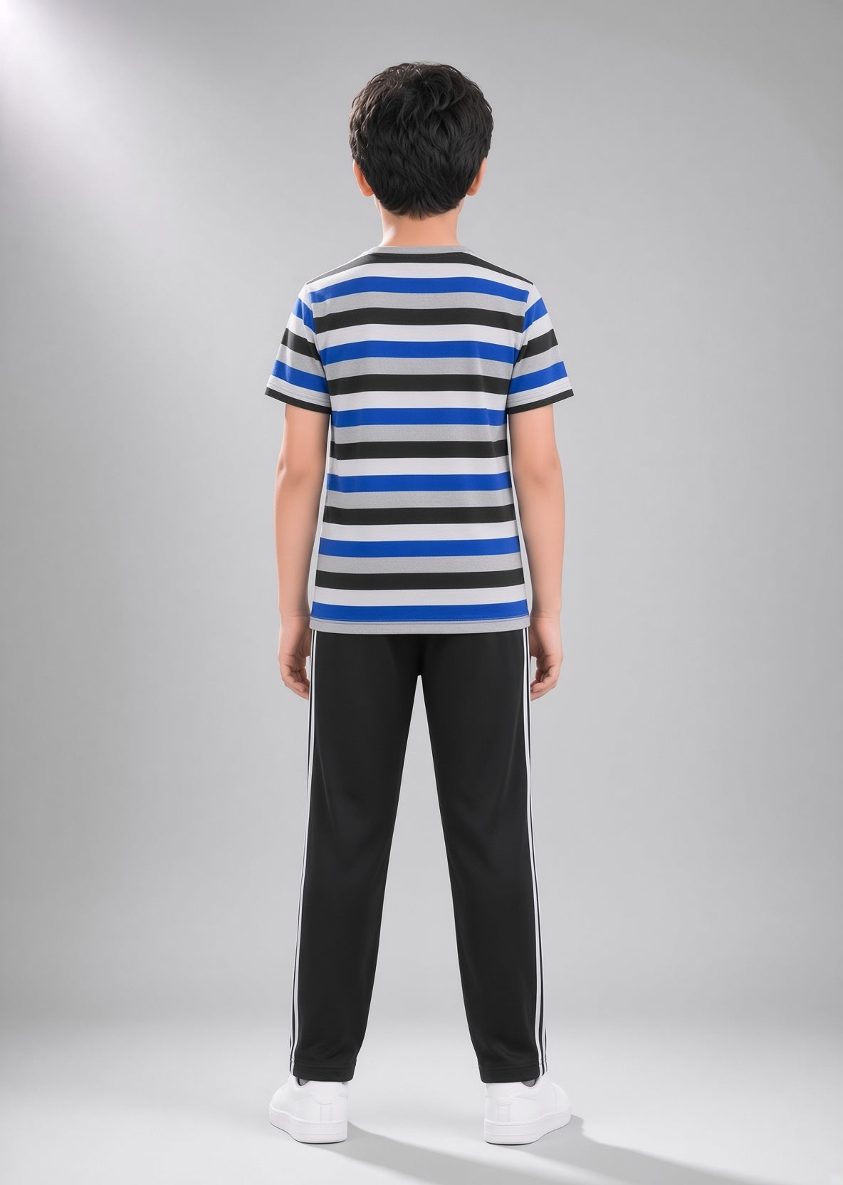 cotton jersey T Shirt in Multi