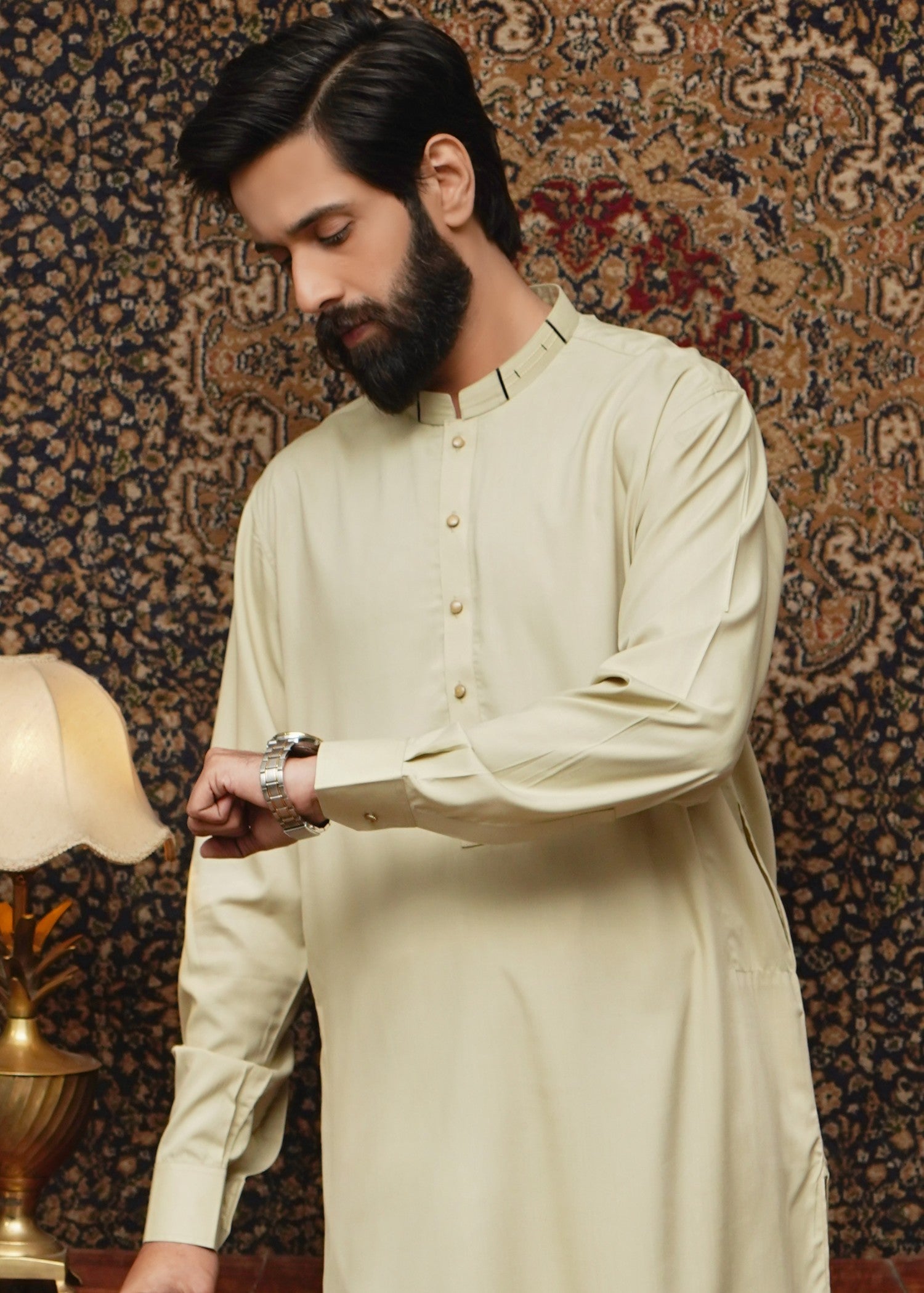 wash & wear Shalwar Kameez in Mint green