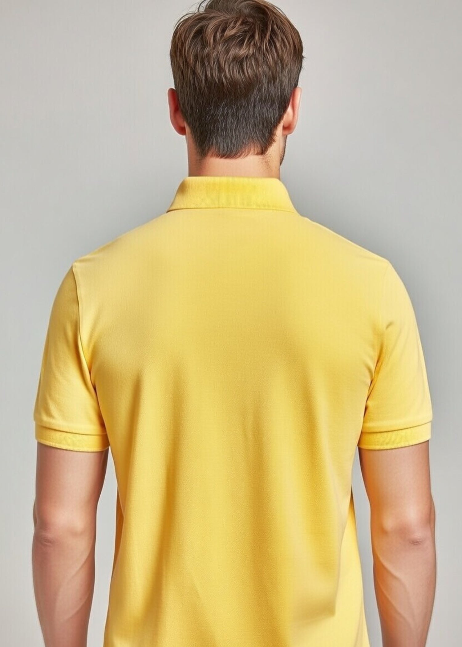 polycotton Polo Shirt in Yellow