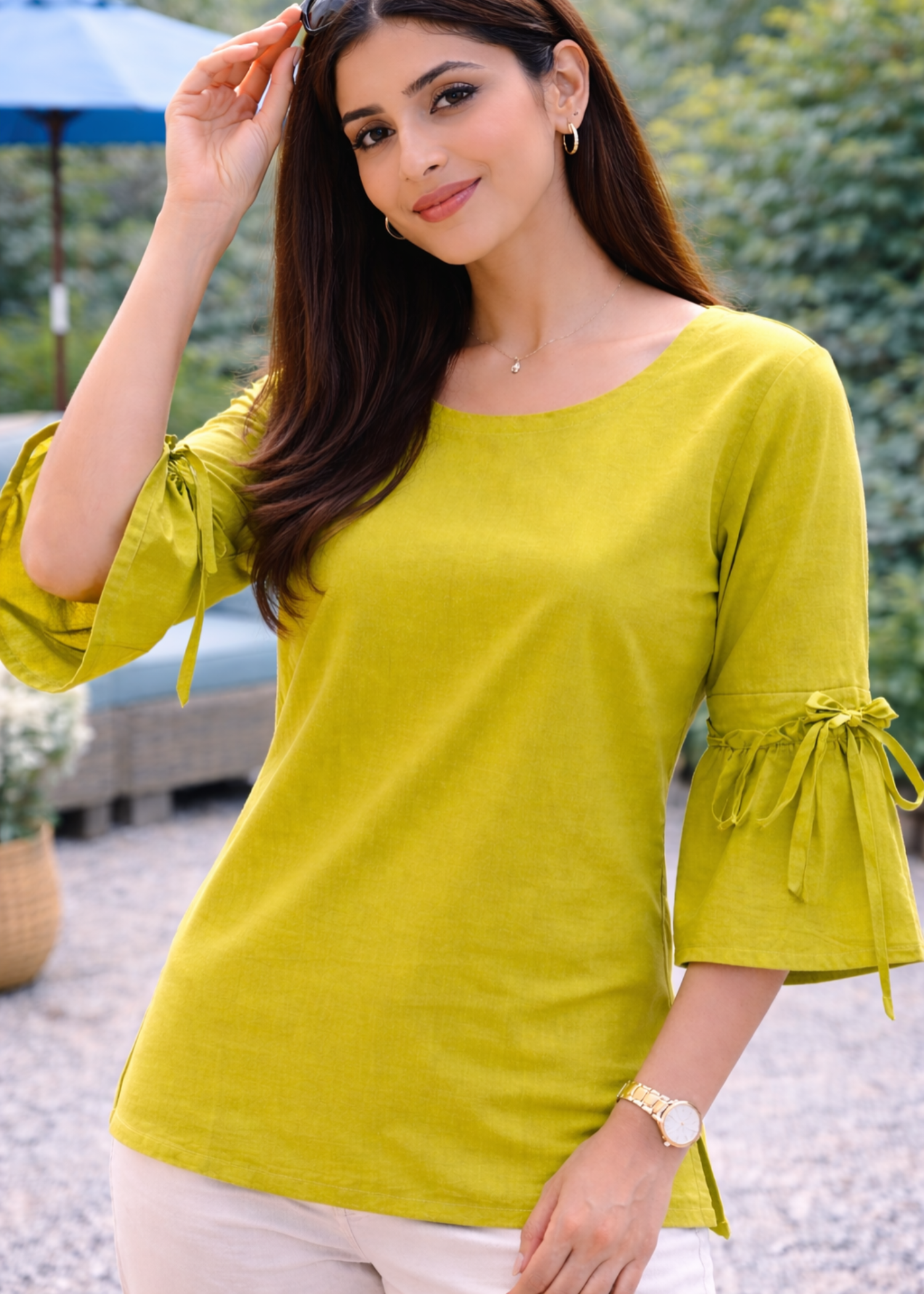 lawn Top in Pear