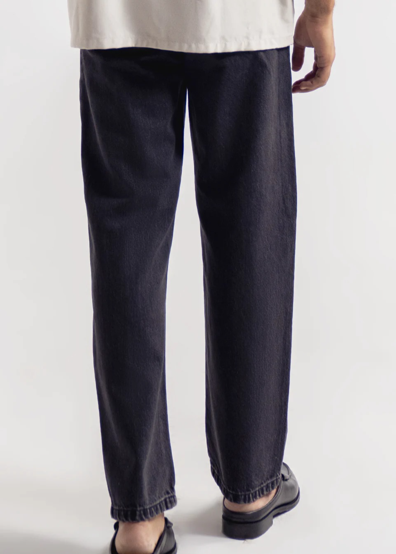 denim Jeans in Charcoal black