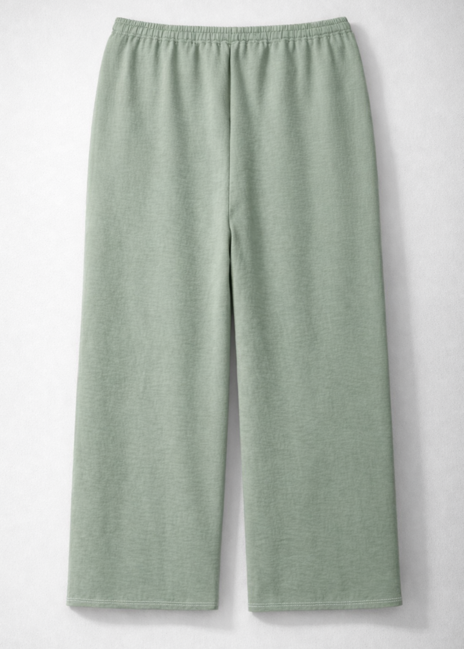 seersucker Trousers in Olive green