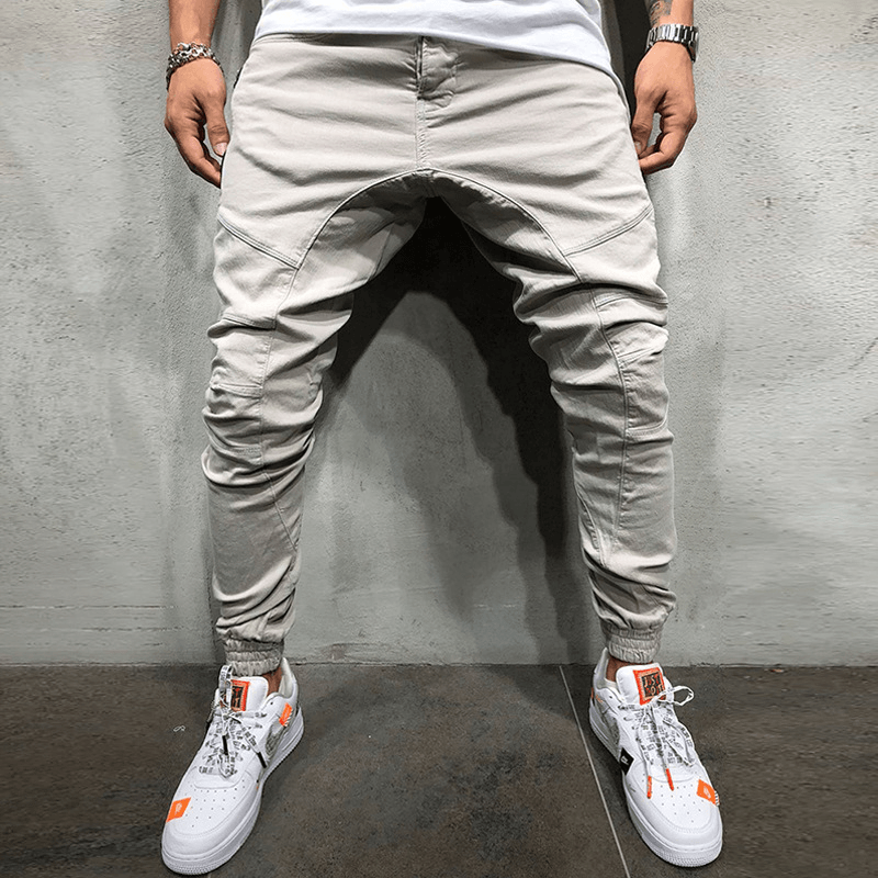 Hip Hop Side Zipper Trousers Men'S Leggings
