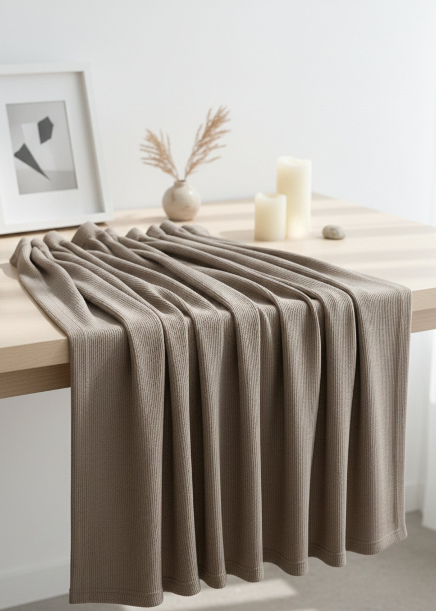 cotton jersey Hijab in Bistre brown