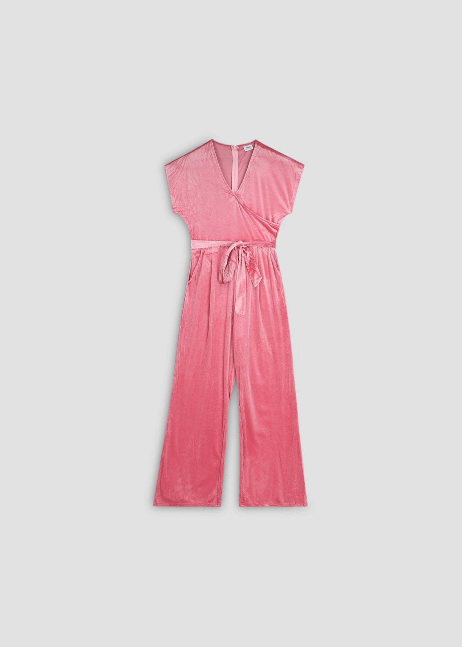 velvet Jumpsuit in Blush
