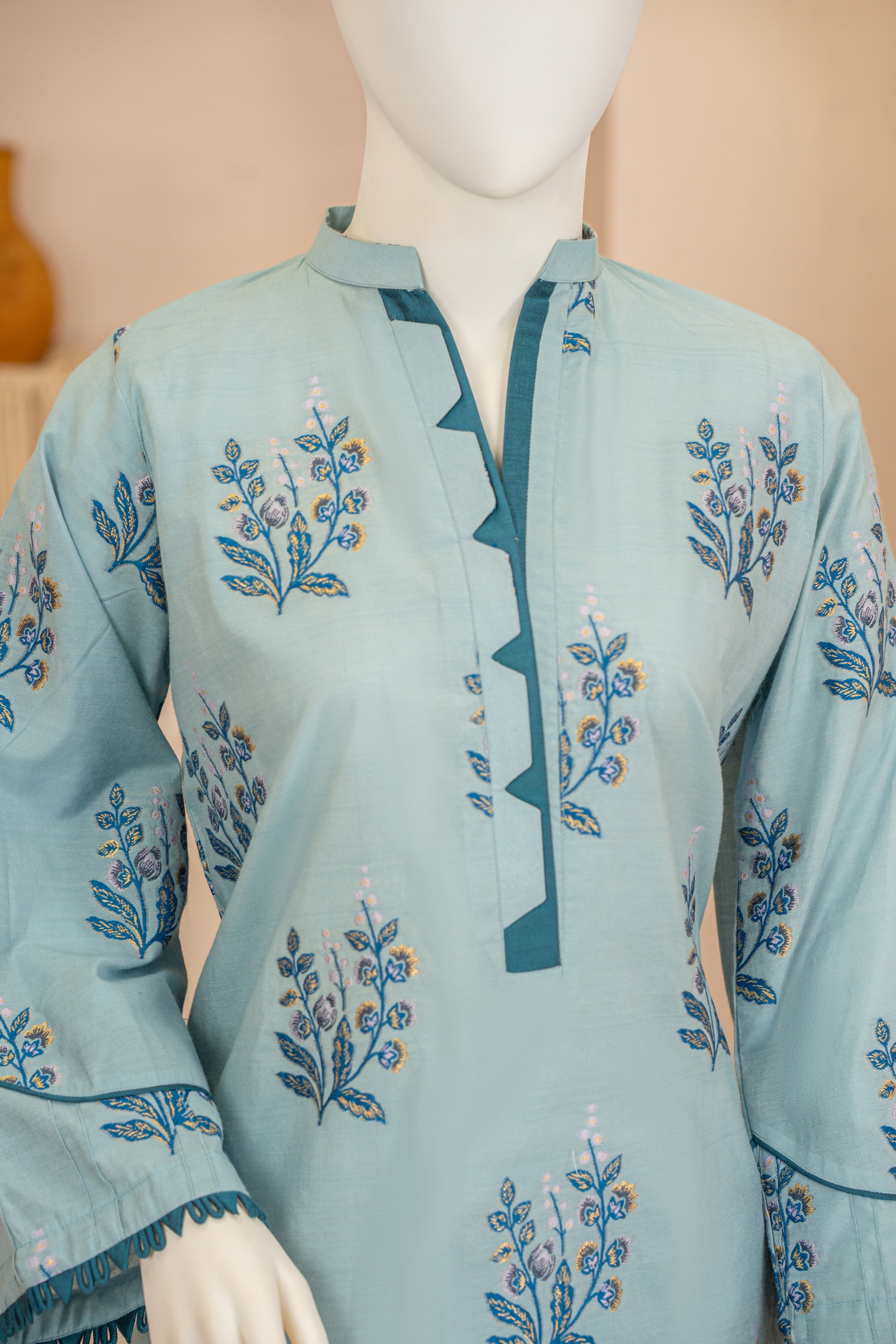 viscose Co Ord Sets in Light blue