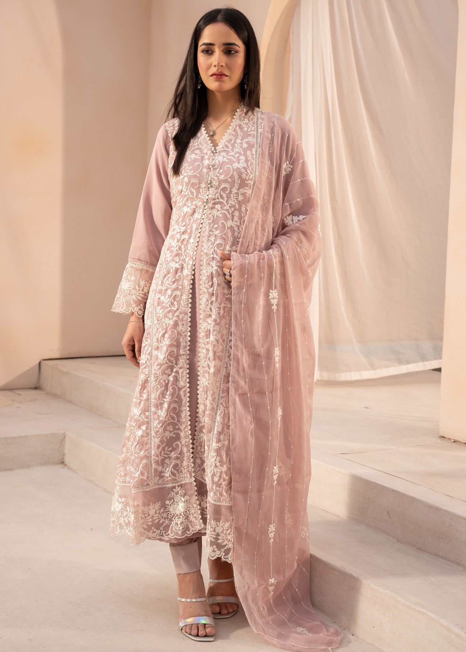 chiffon Maxi in Lilac