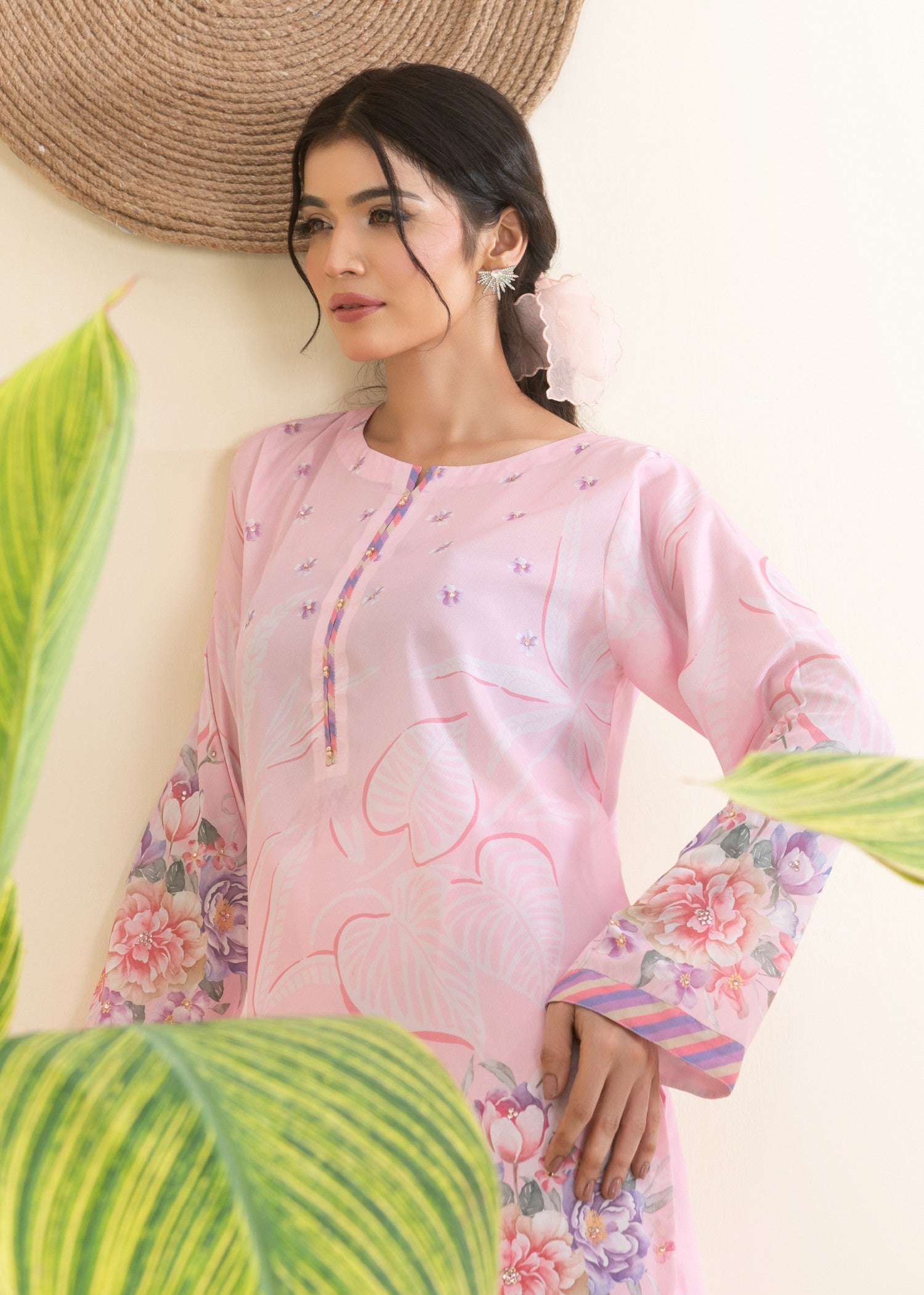 silk crepe Co Ord Sets in Pink